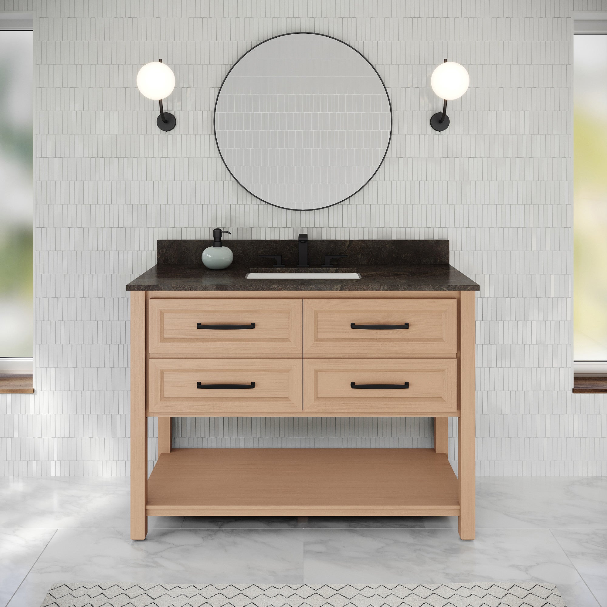 48" Kipling Vanity – Natural Oak