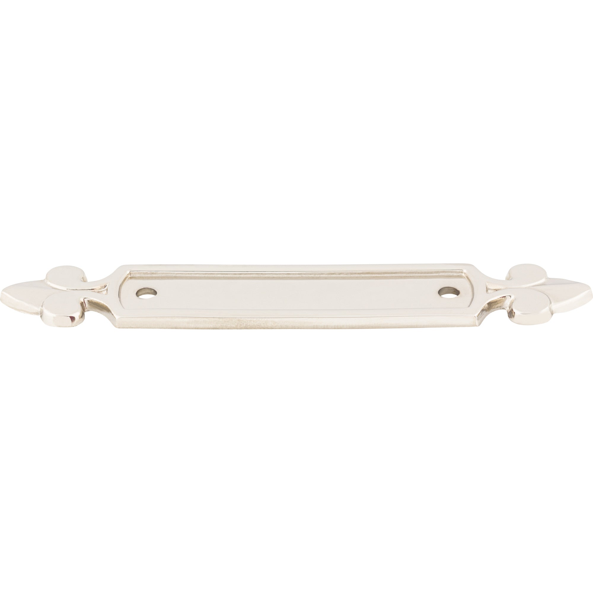 Dover Backplate 2 1/2" Center to Center Pull Backplate - Polished Nickel
