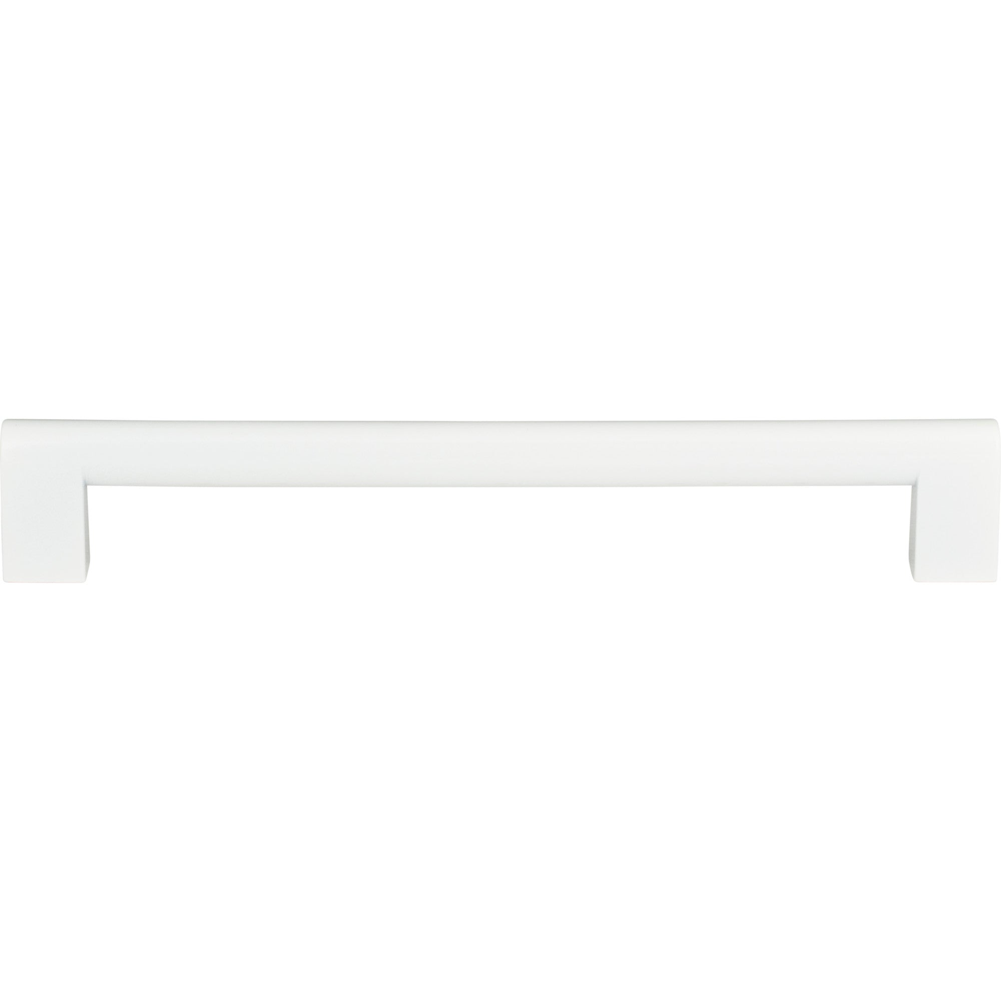Round Rail Bar Pull - High White Gloss