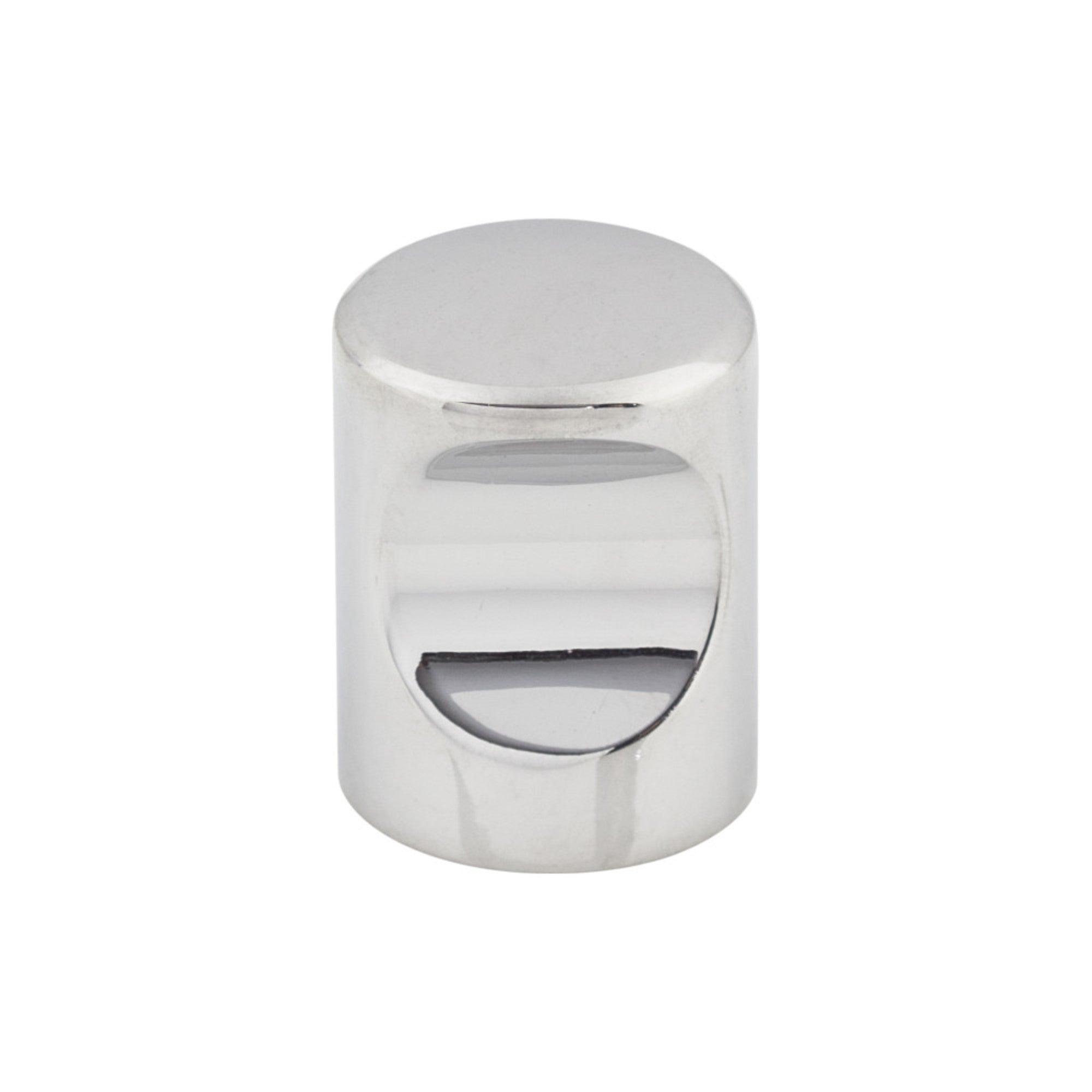 Indent 3/4" Diameter Round Knob - Polished Chrome
