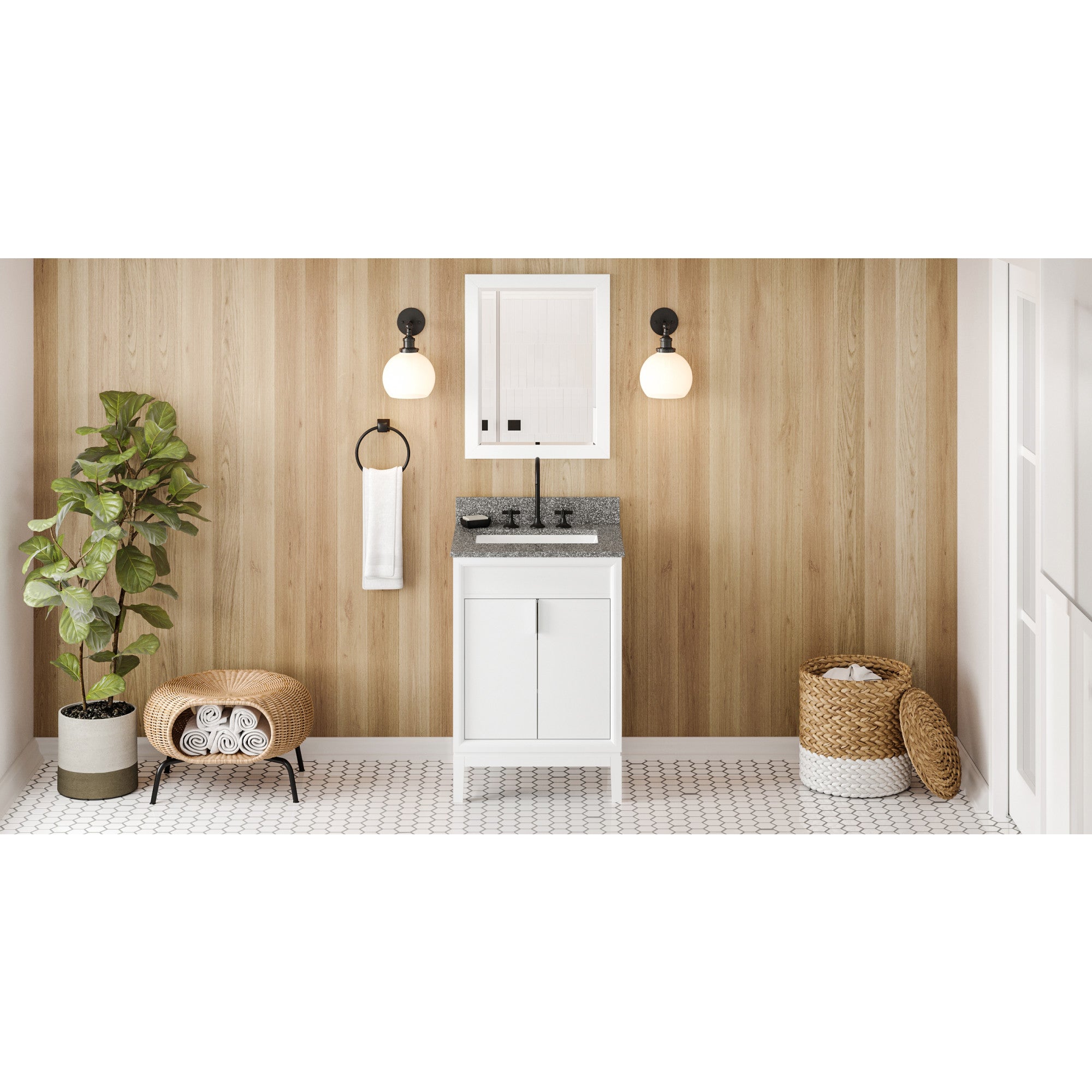 24" Theodora Vanity – White