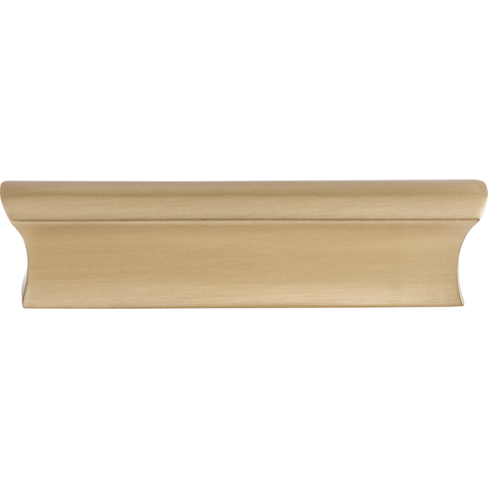 Glacier 3" Center to Center Finger Pull - Honey Bronze