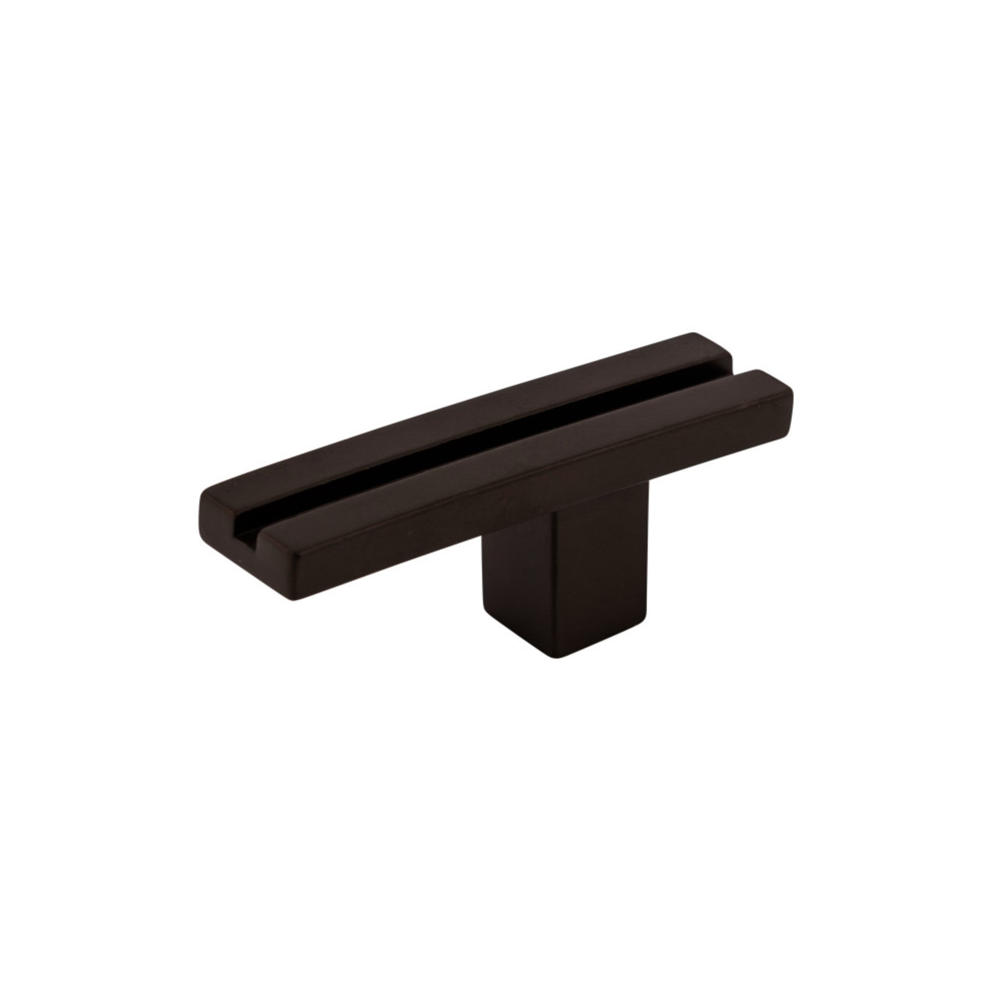 Inset Rail 2 5/8" Length Geometric Knob - Oil Rubbed Bronze