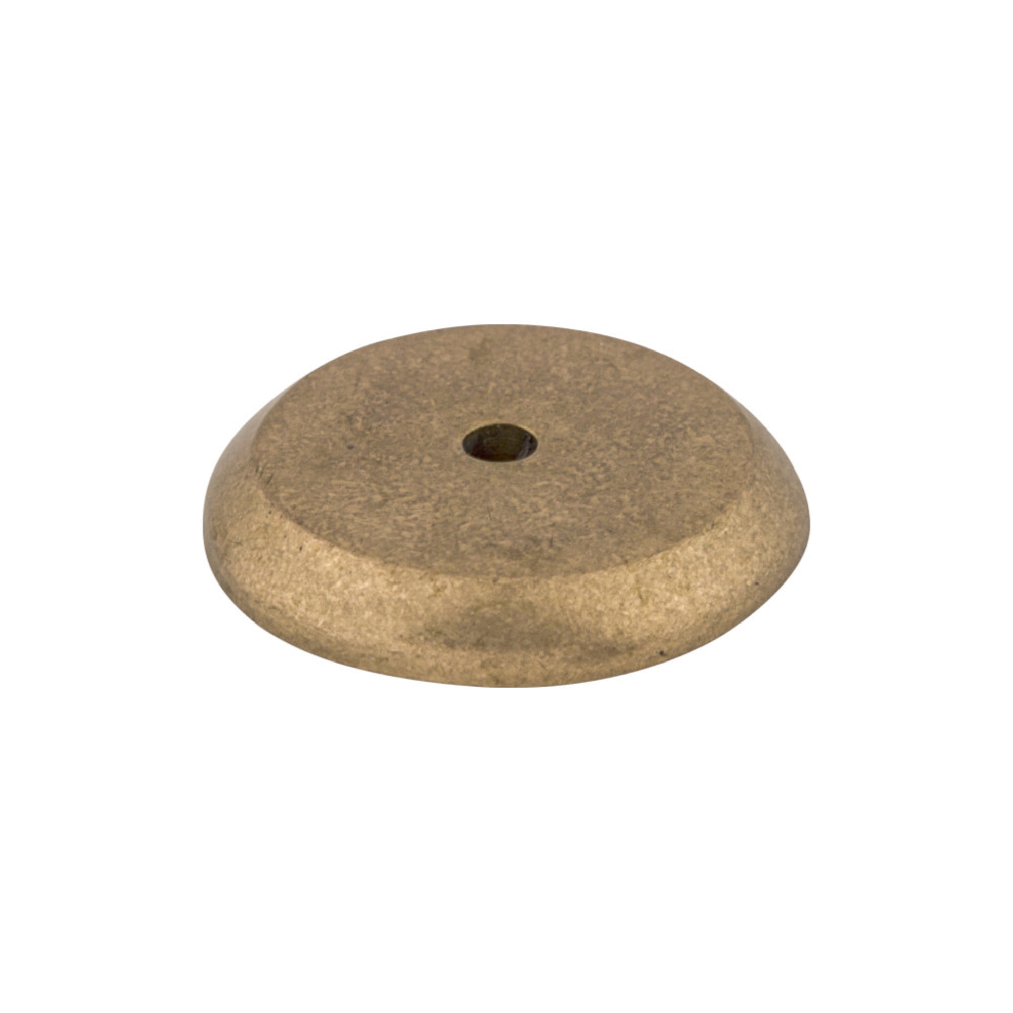 Aspen Round Knob Backplate - Light Bronze