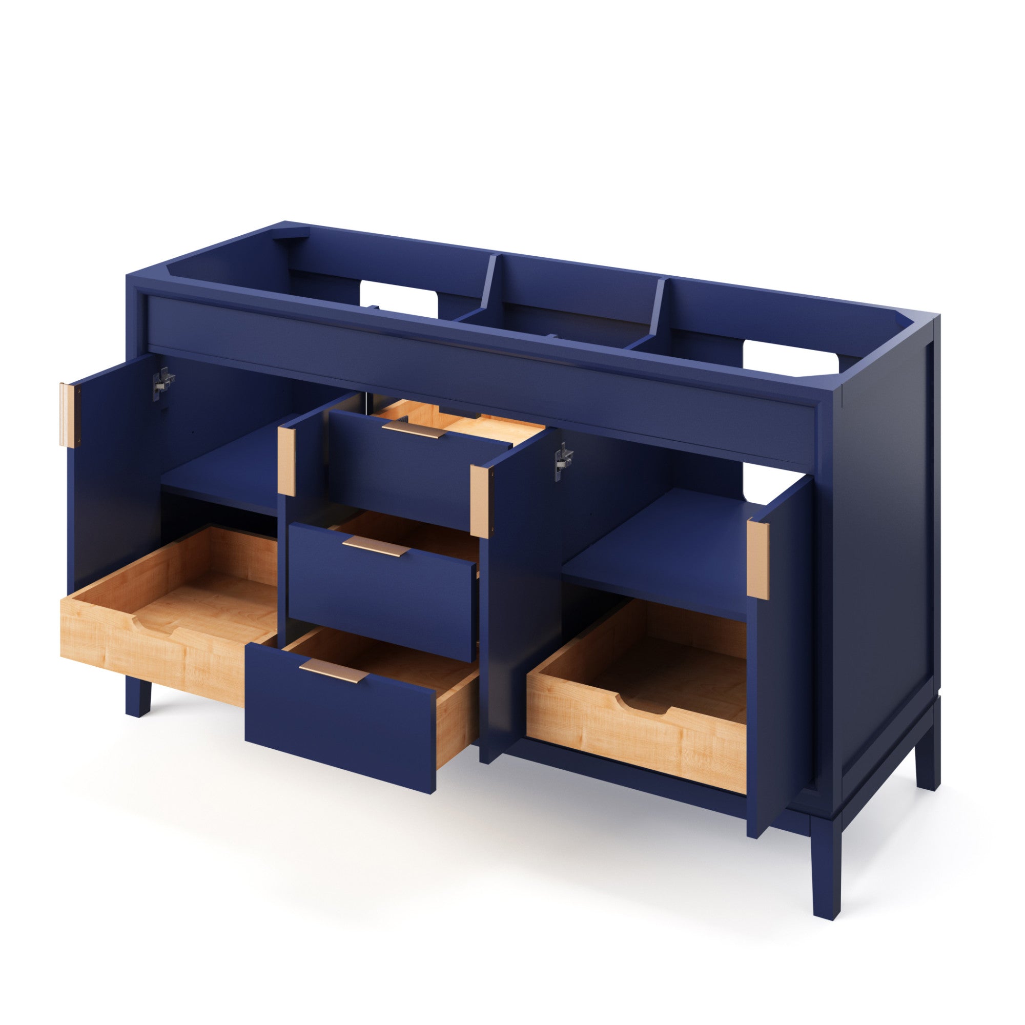 60" Theodora Vanity – Double Bowl – Black