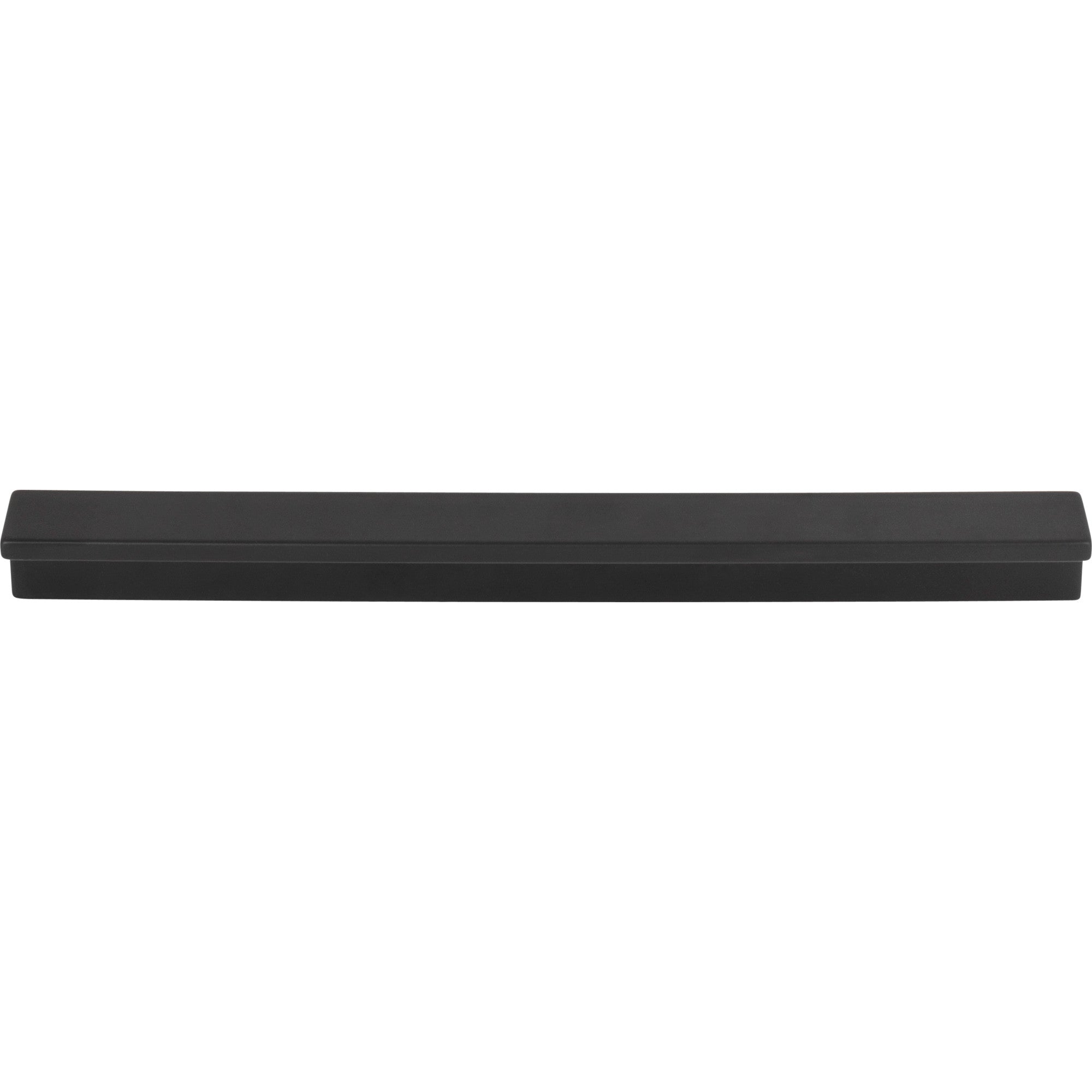 Minetta 7 9/16" Center to Center Finger Pull - Flat Black