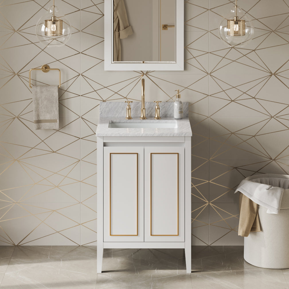 24" Percival Vanity – White