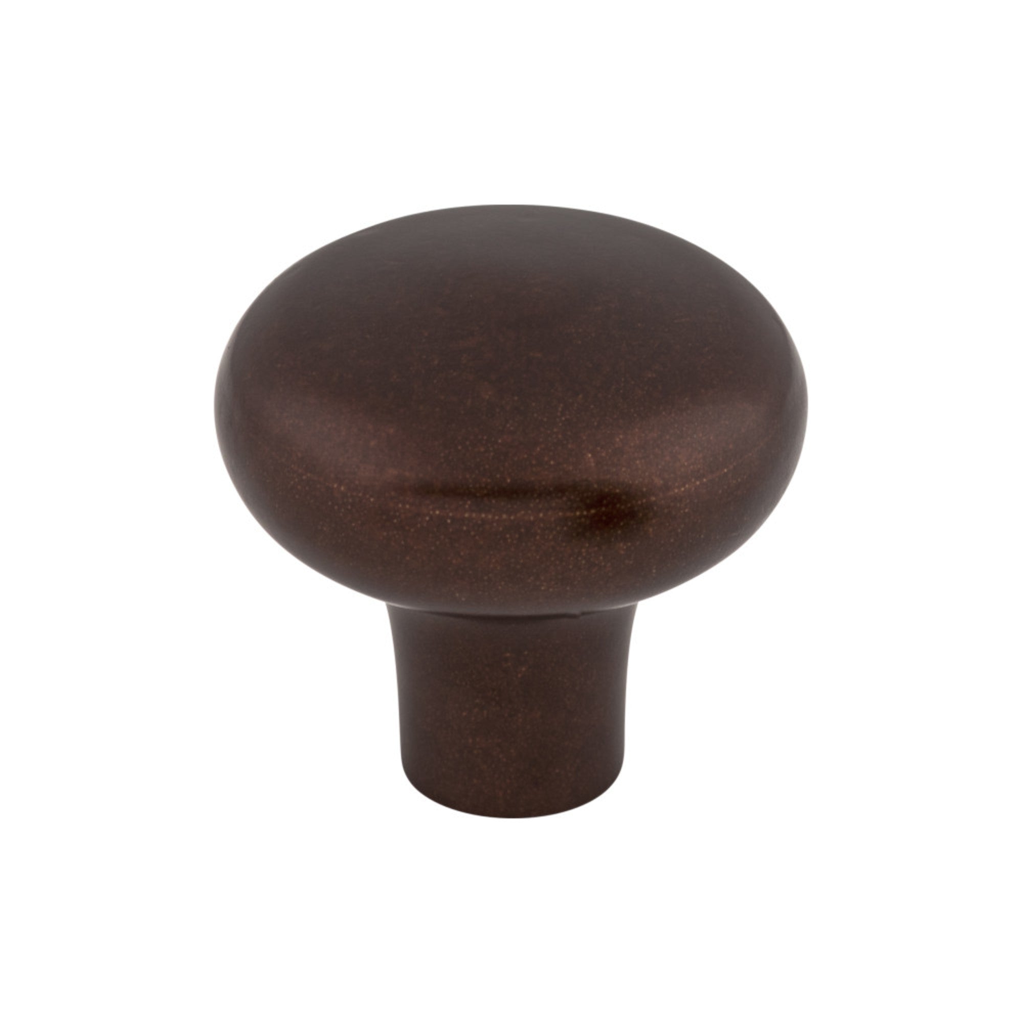 Aspen Round Round Knob - Mahogany Bronze