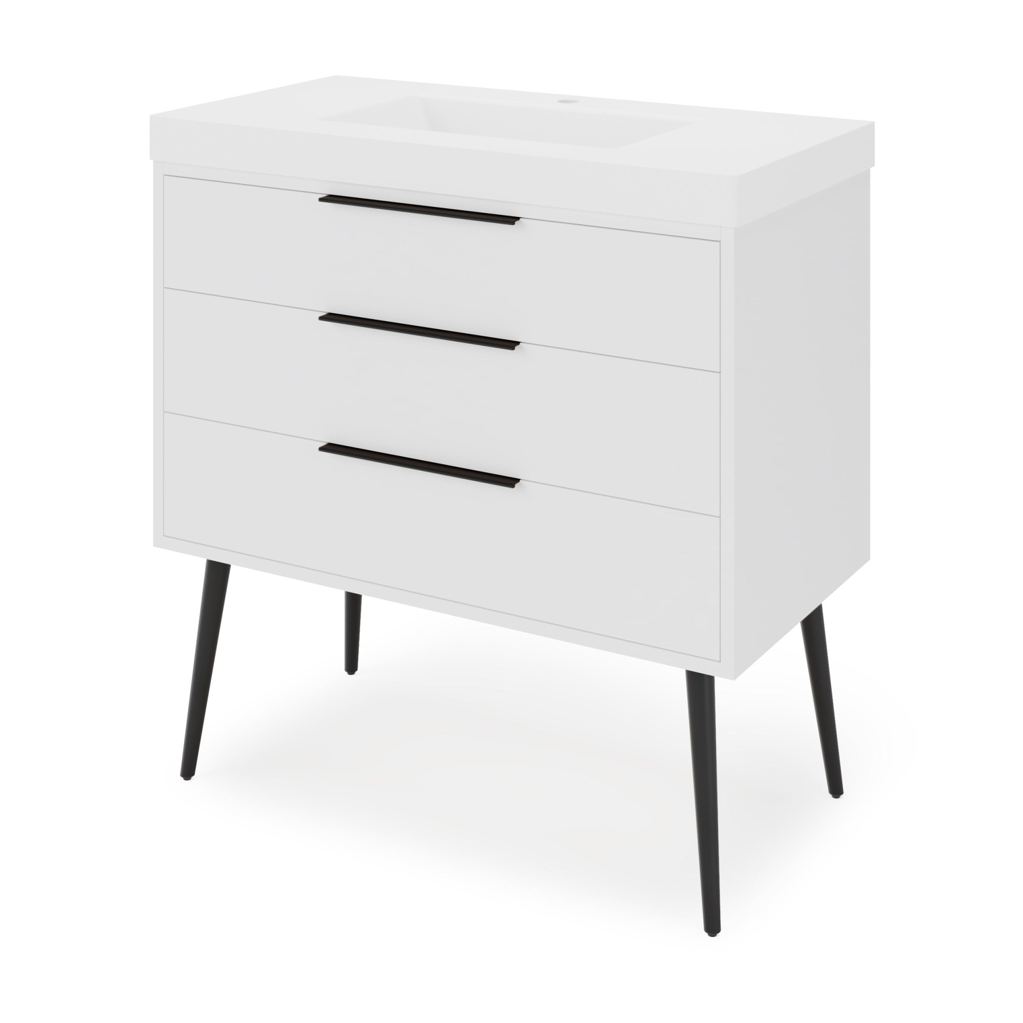 36" Gardner Vanity – White