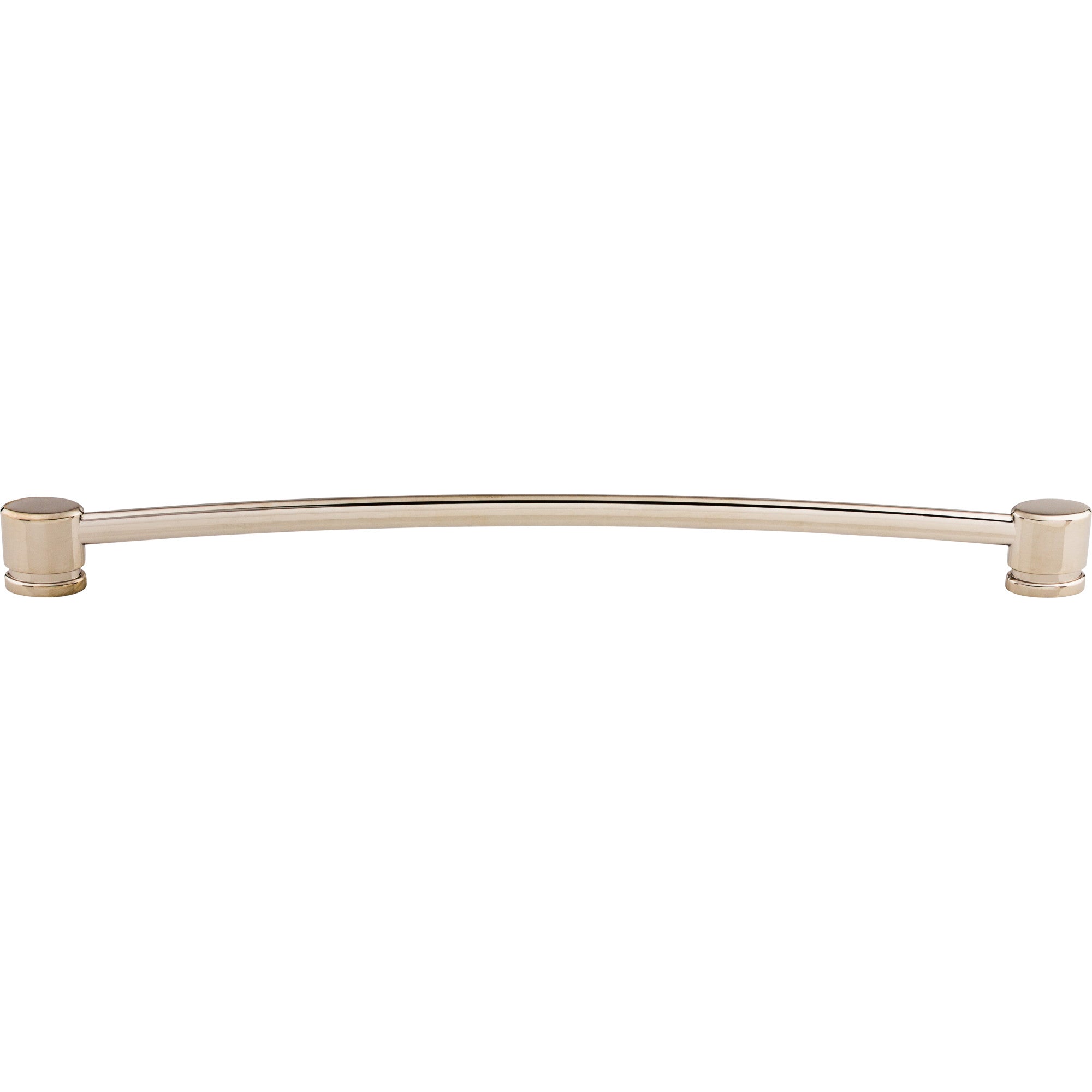 Oval Thin Bar Pull - Polished Nickel
