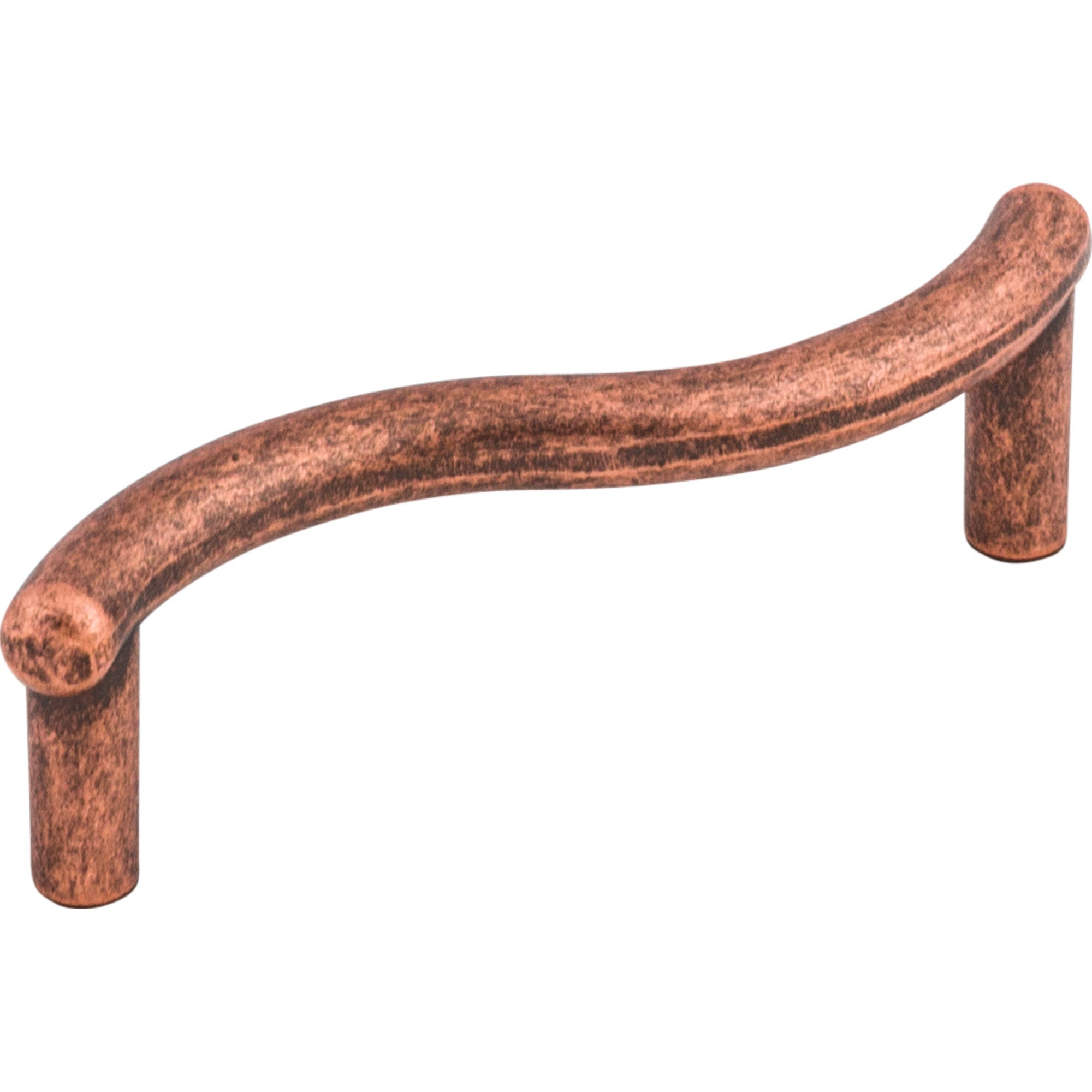 Spiral 3" Center to Center Bar Pull - Antique Copper