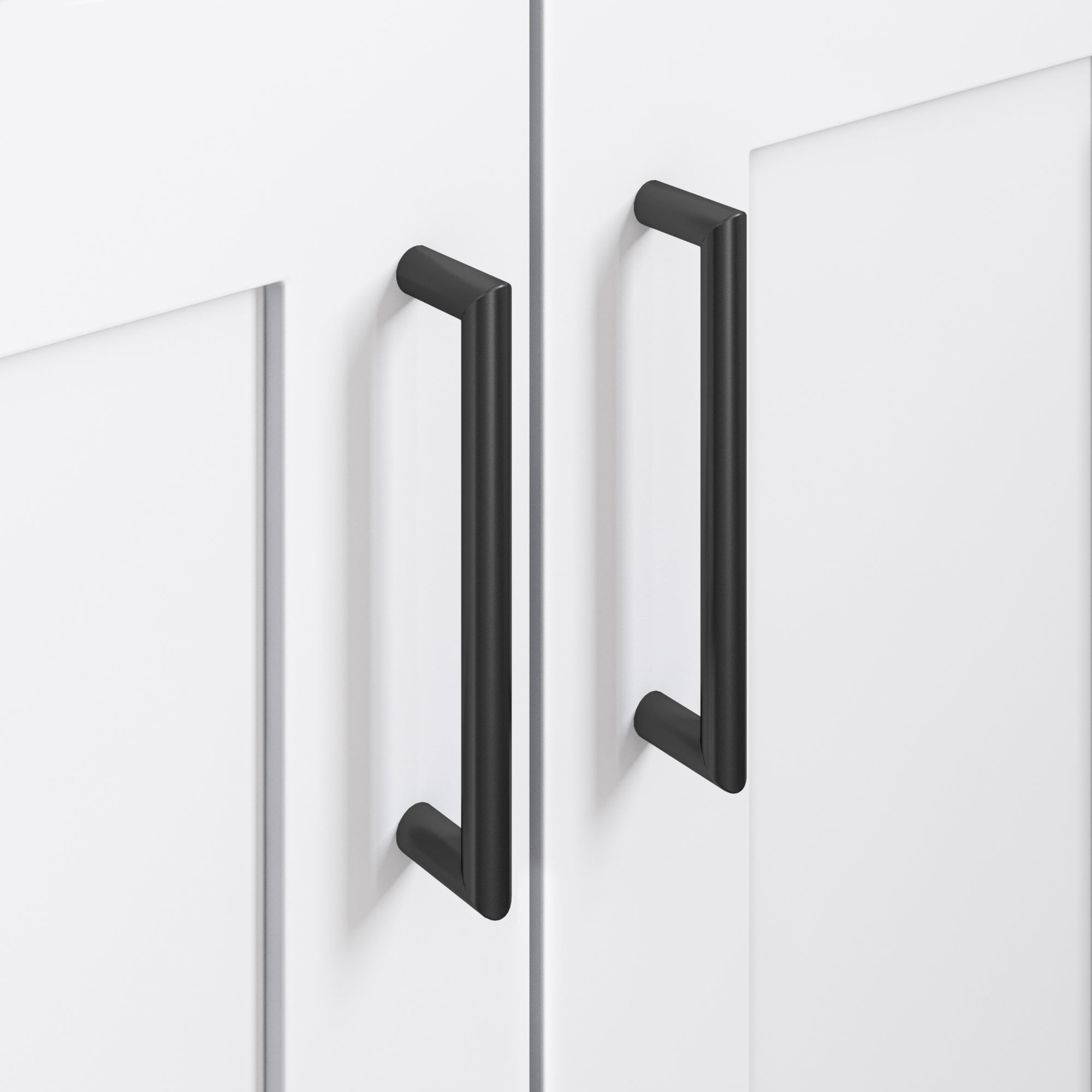 Kinney 5 1/16" Center to Center Bar Pull - Flat Black