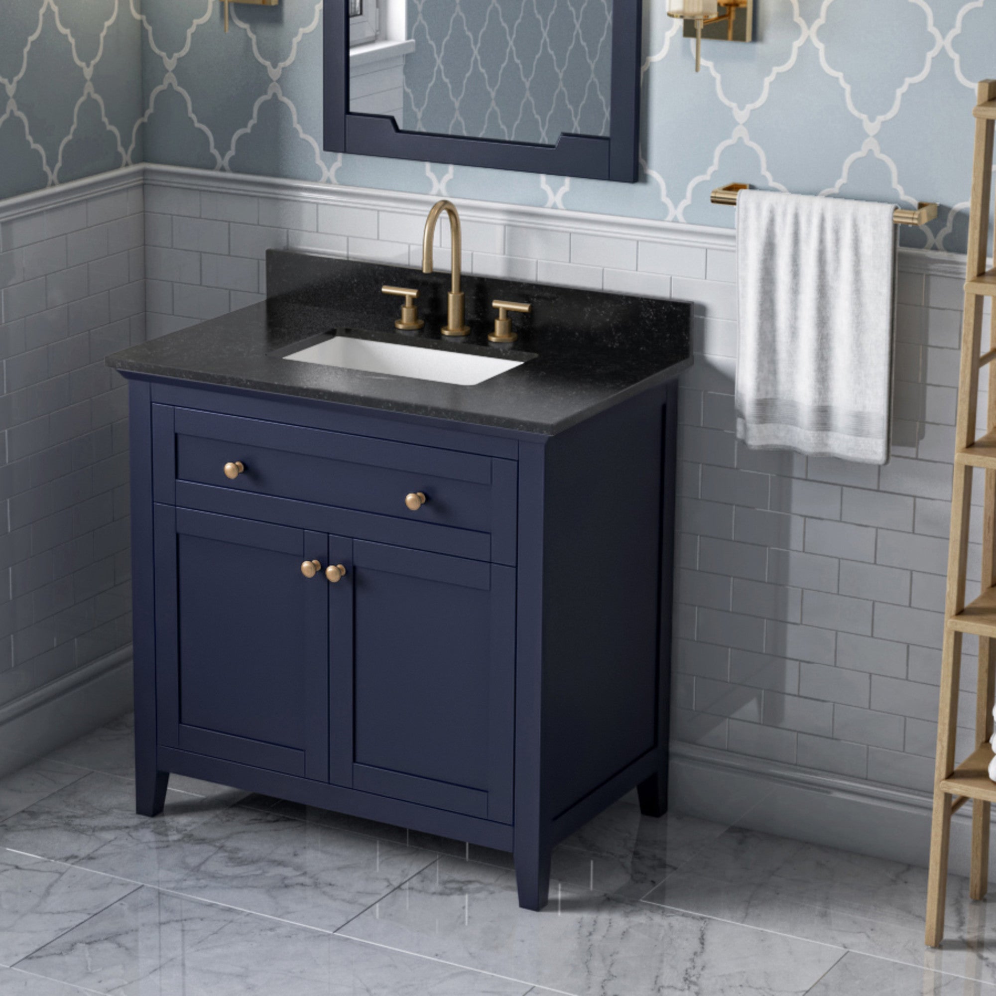 36" Chatham Vanity – Hale Blue
