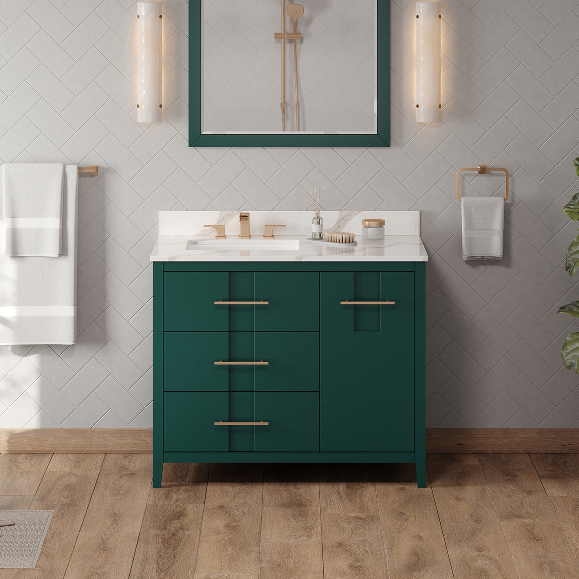 42" Katara Vanity – Left Offset