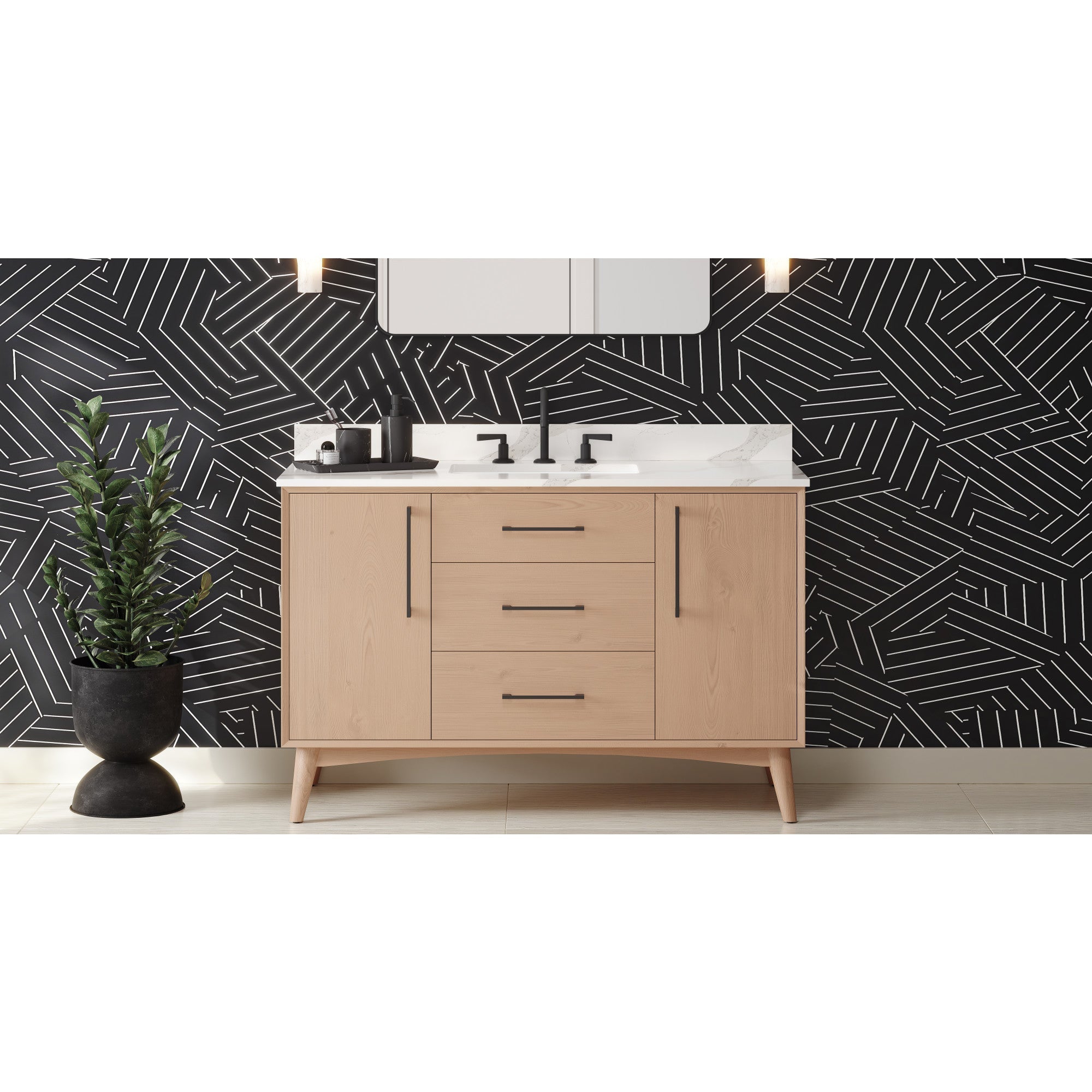 48" Dashwood Vanity – Natural Oak