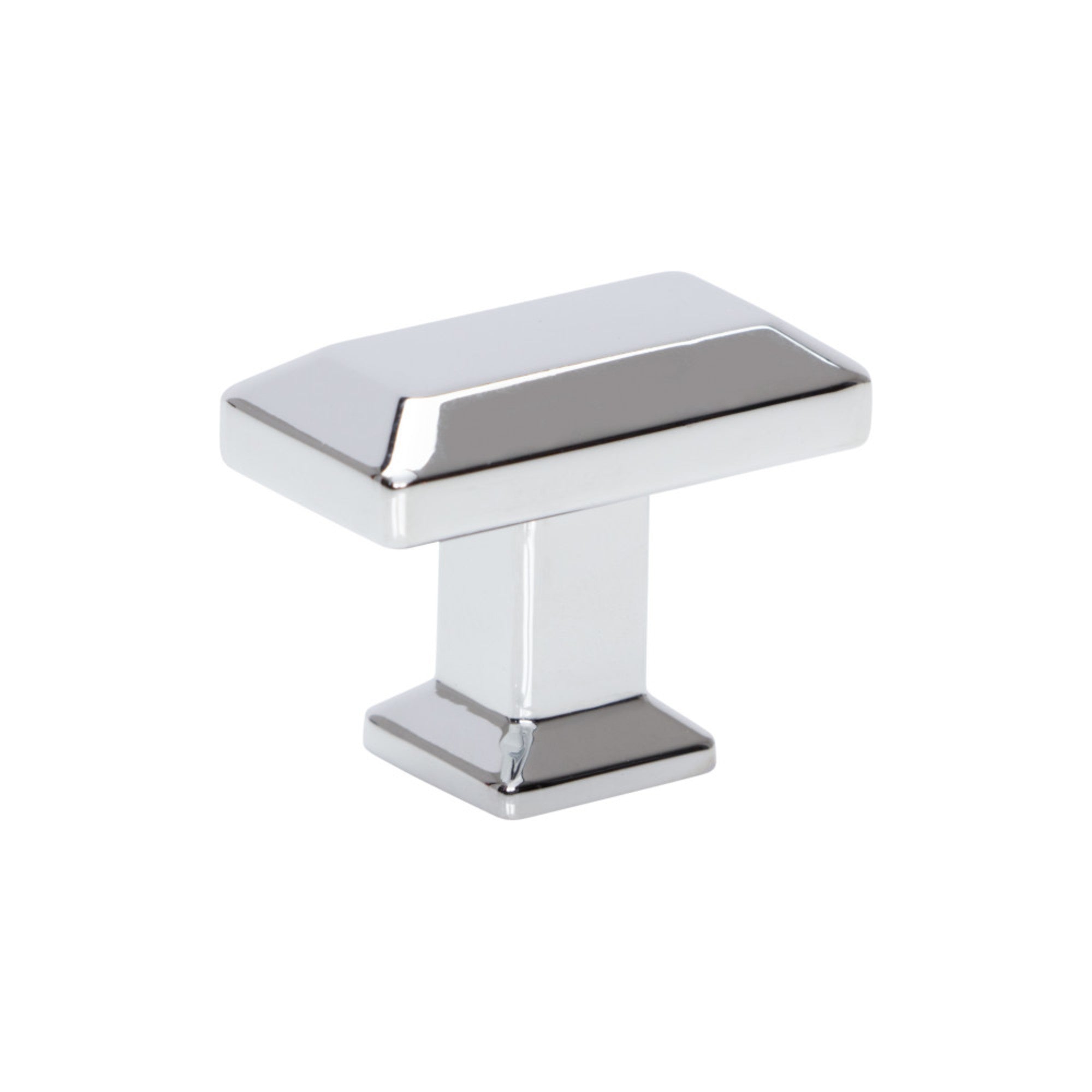 Sweetbriar Lane Rectangle Knob - Polished Chrome