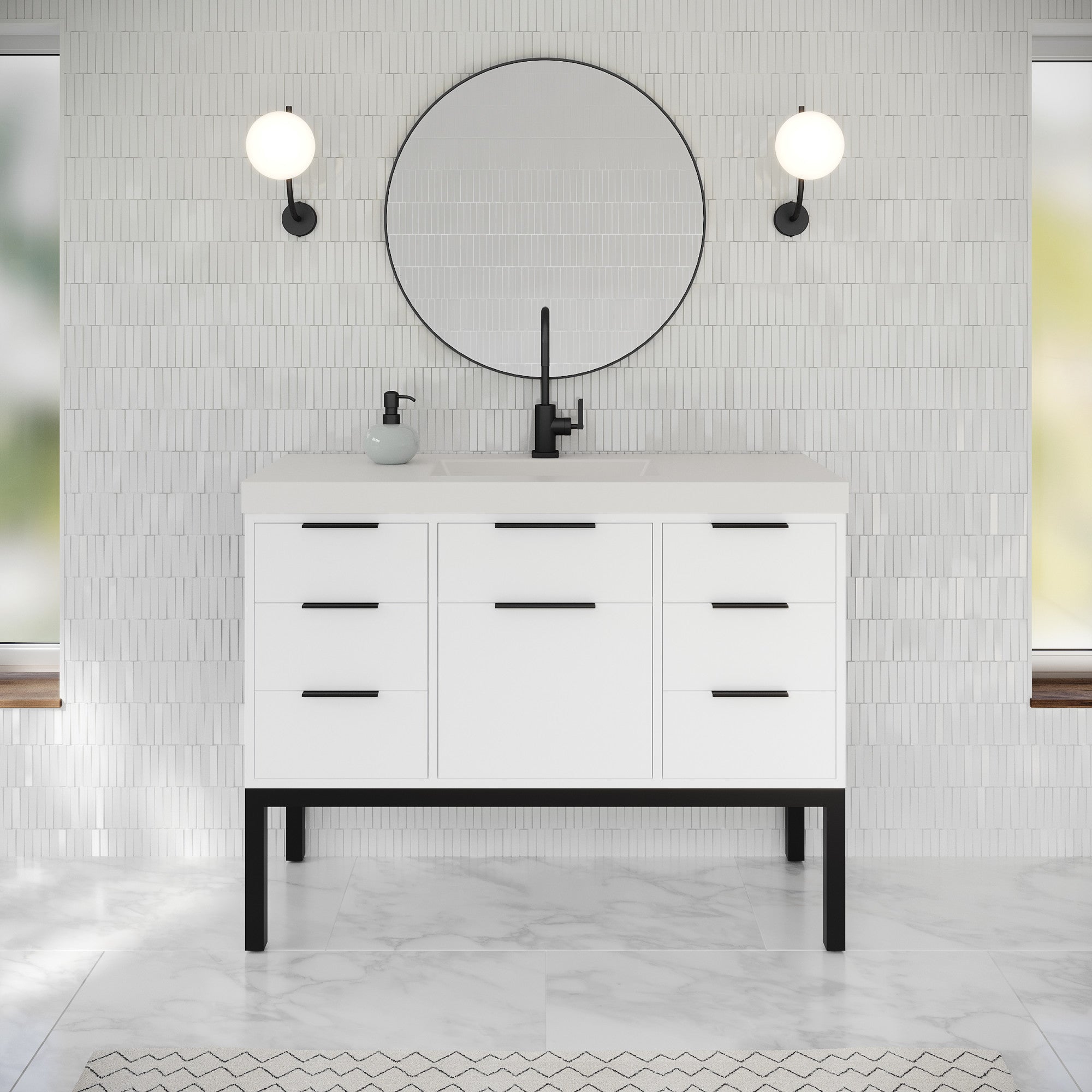 48" Gardner Vanity – White