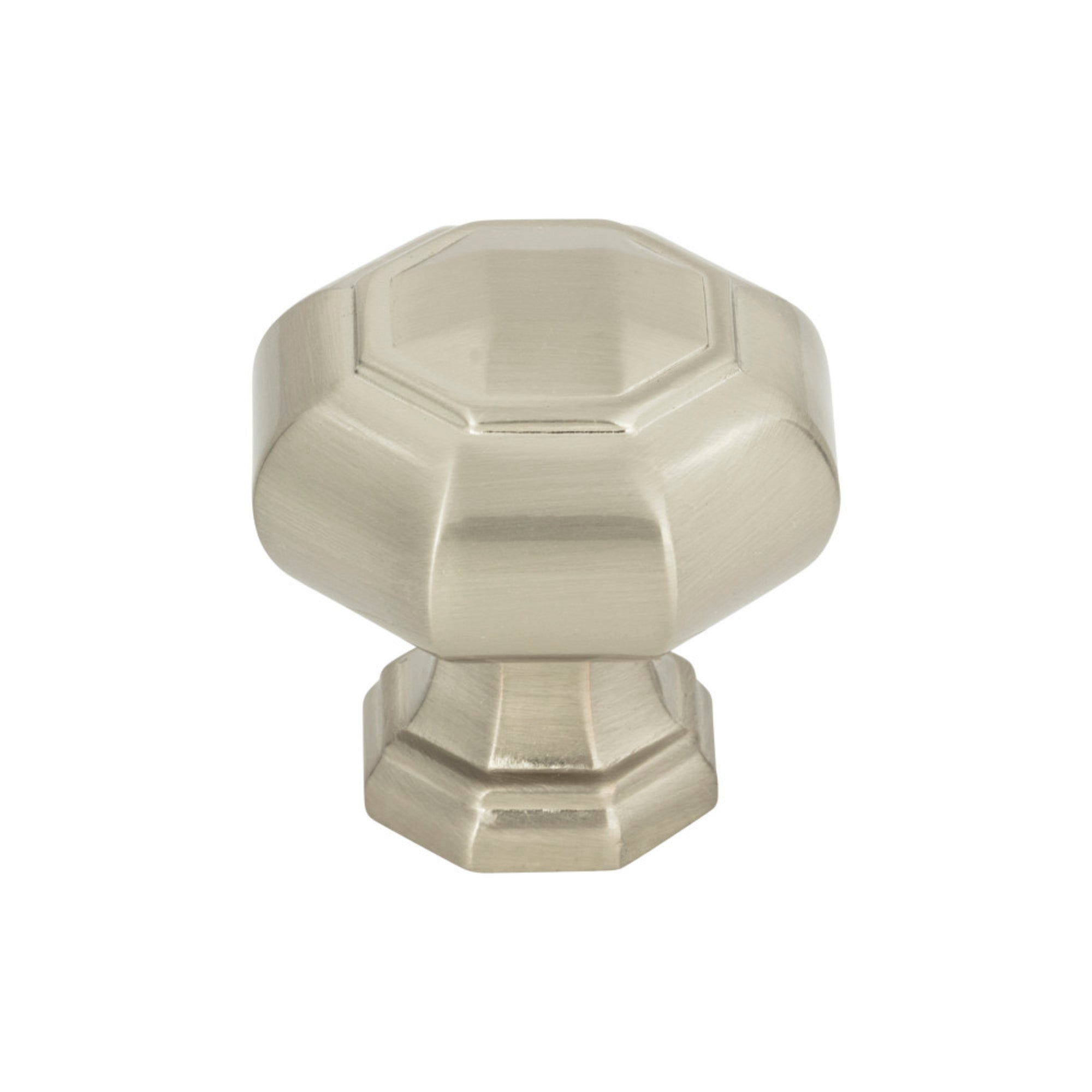 Royals Round Knob - Brushed Nickel