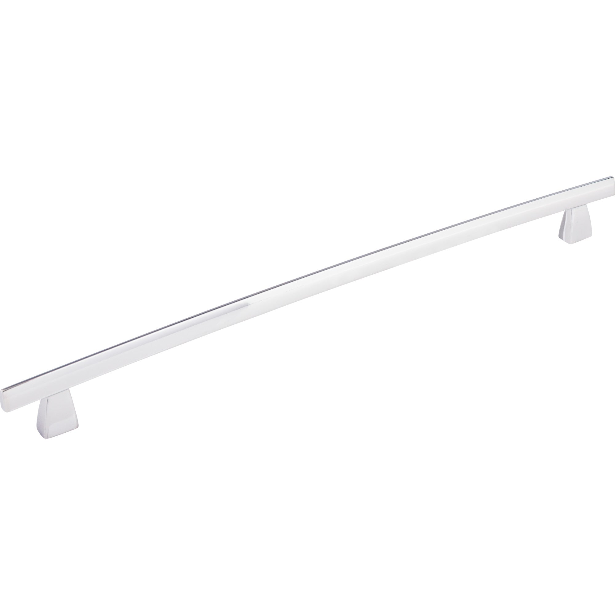 Arched 12" Center to Center Bar Pull - Polished Chrome