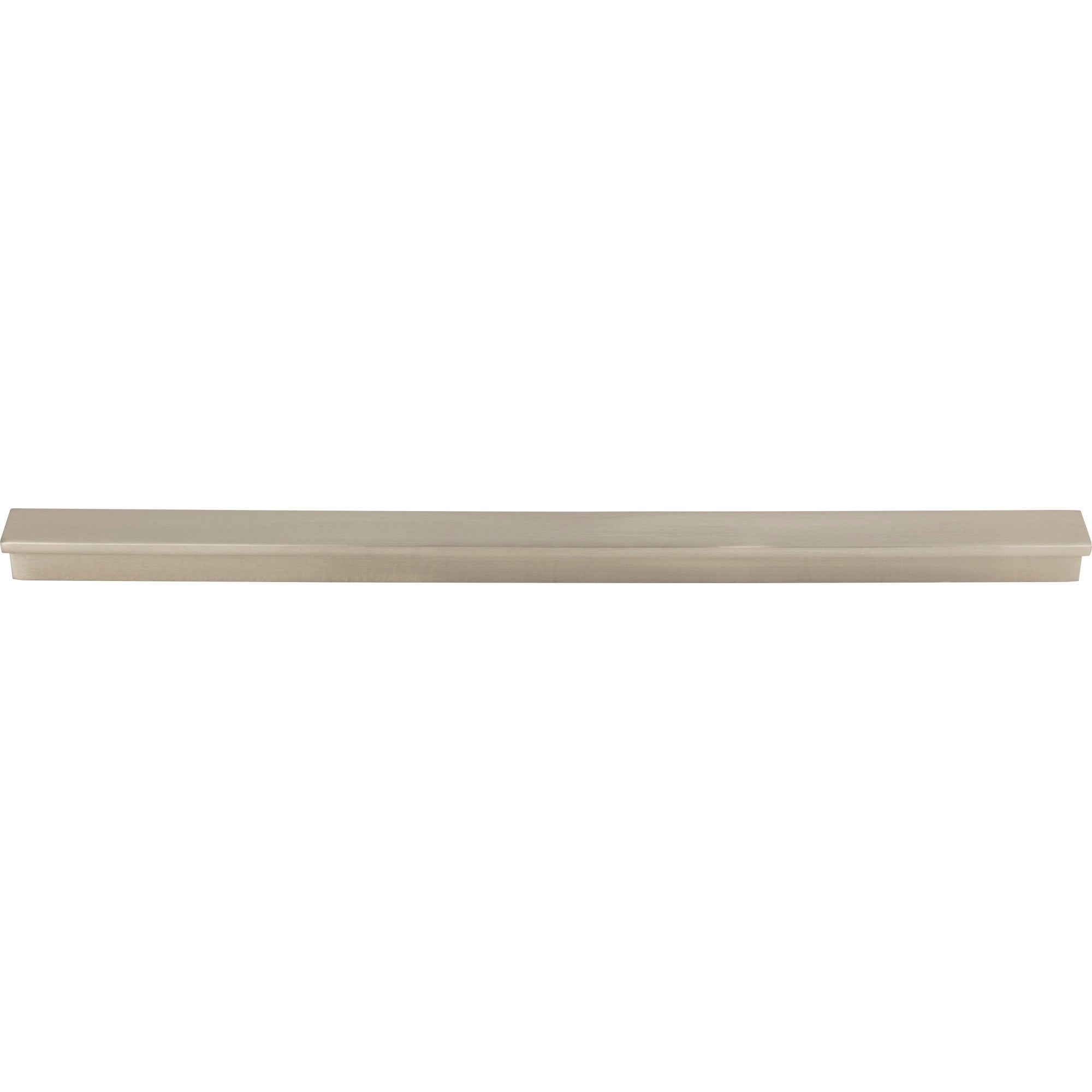 Minetta 12" Center to Center Finger Pull - Brushed Satin Nickel