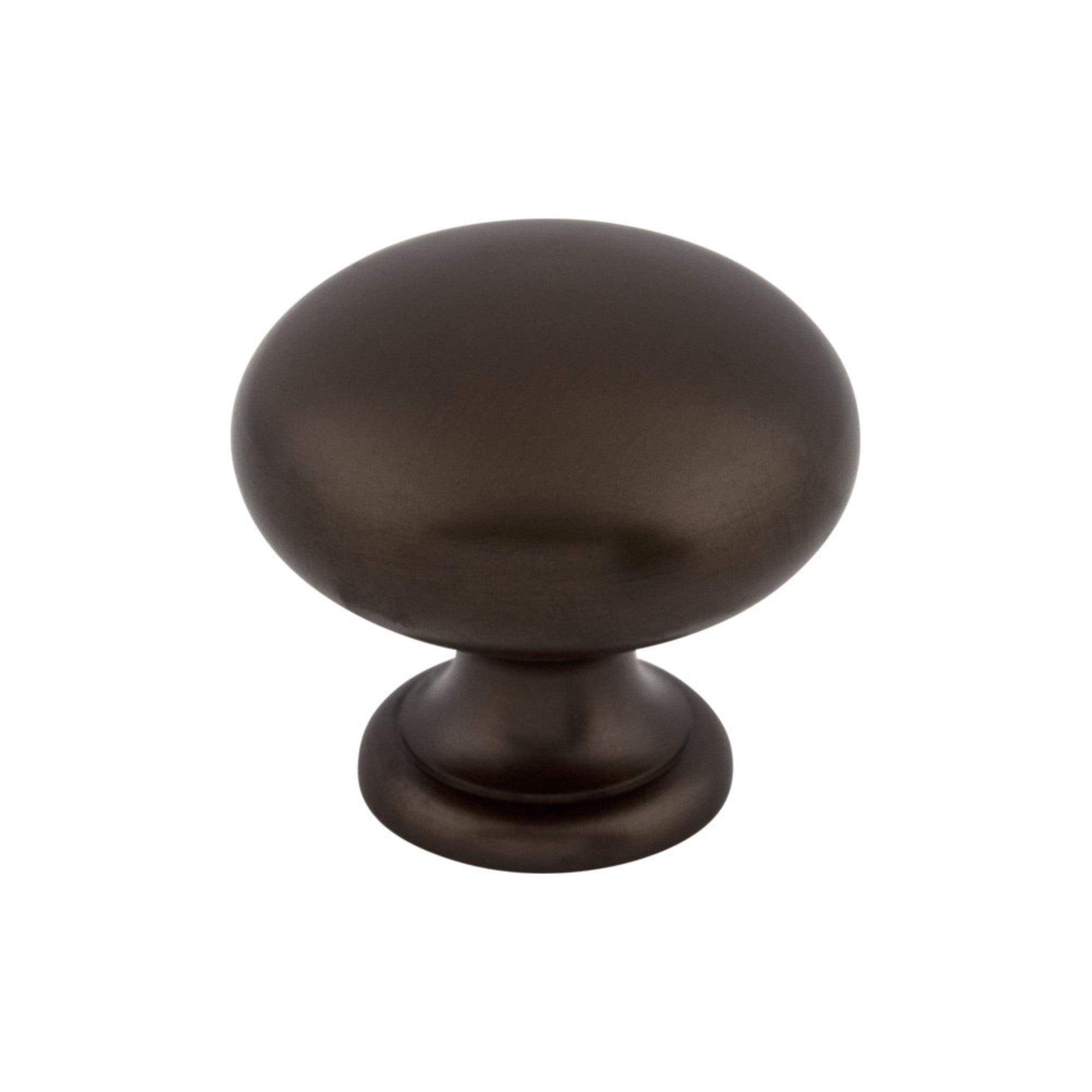 Mushroom 1 1/4" Diameter Round Knob - Oil Rubbed Bronze