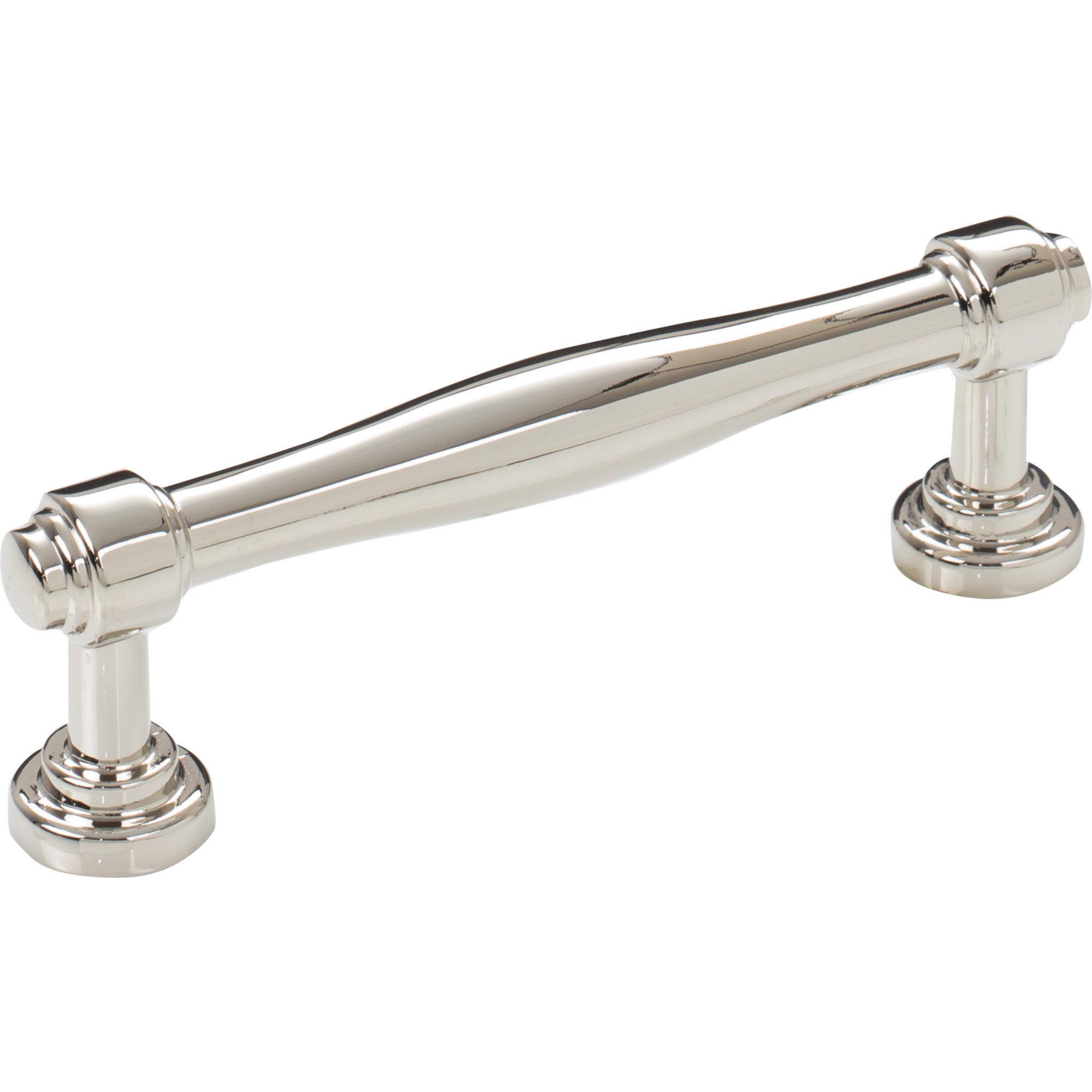 Ulster 3 3/4" Center to Center Bar Pull - Polished Nickel