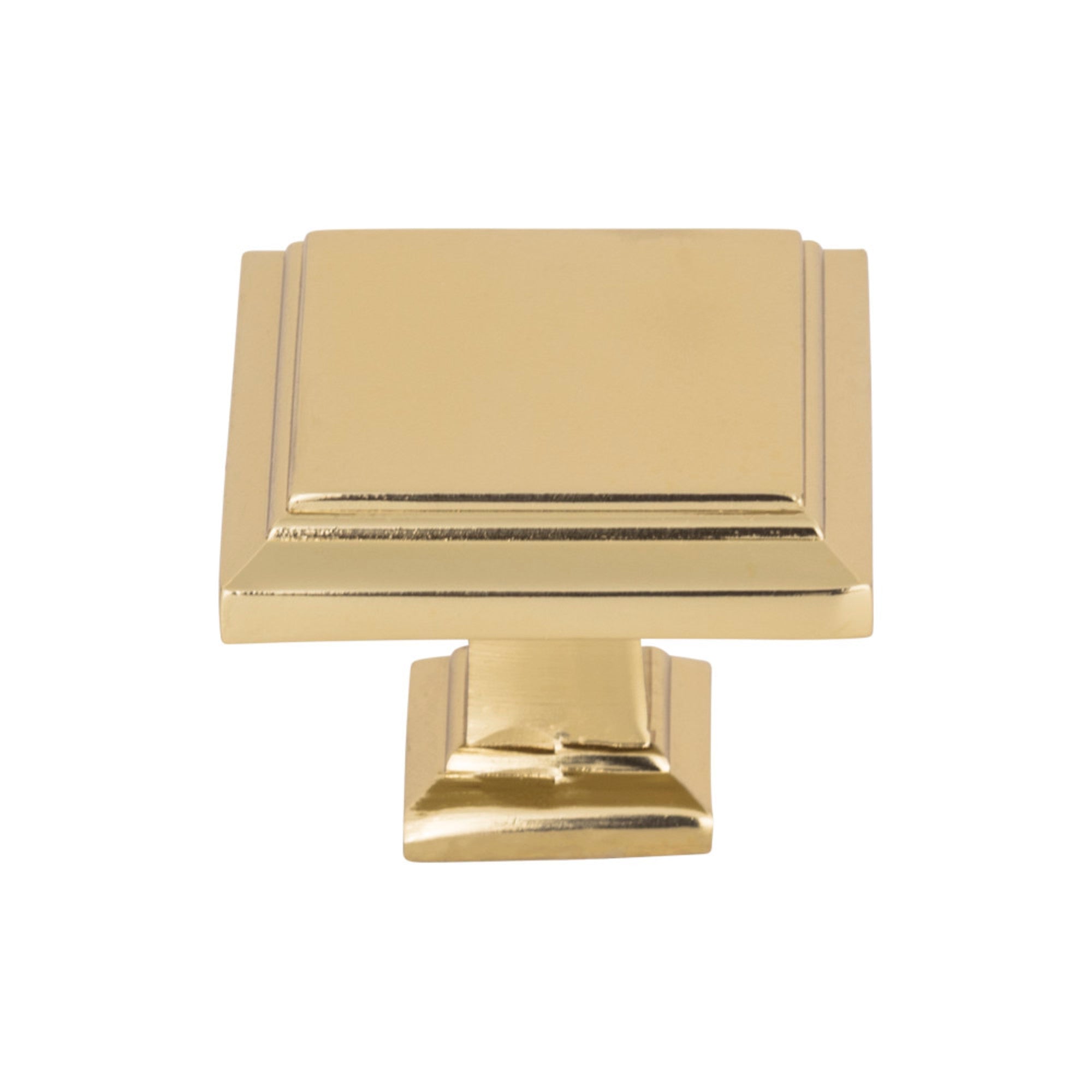 Sutton Place Square Knob - French Gold