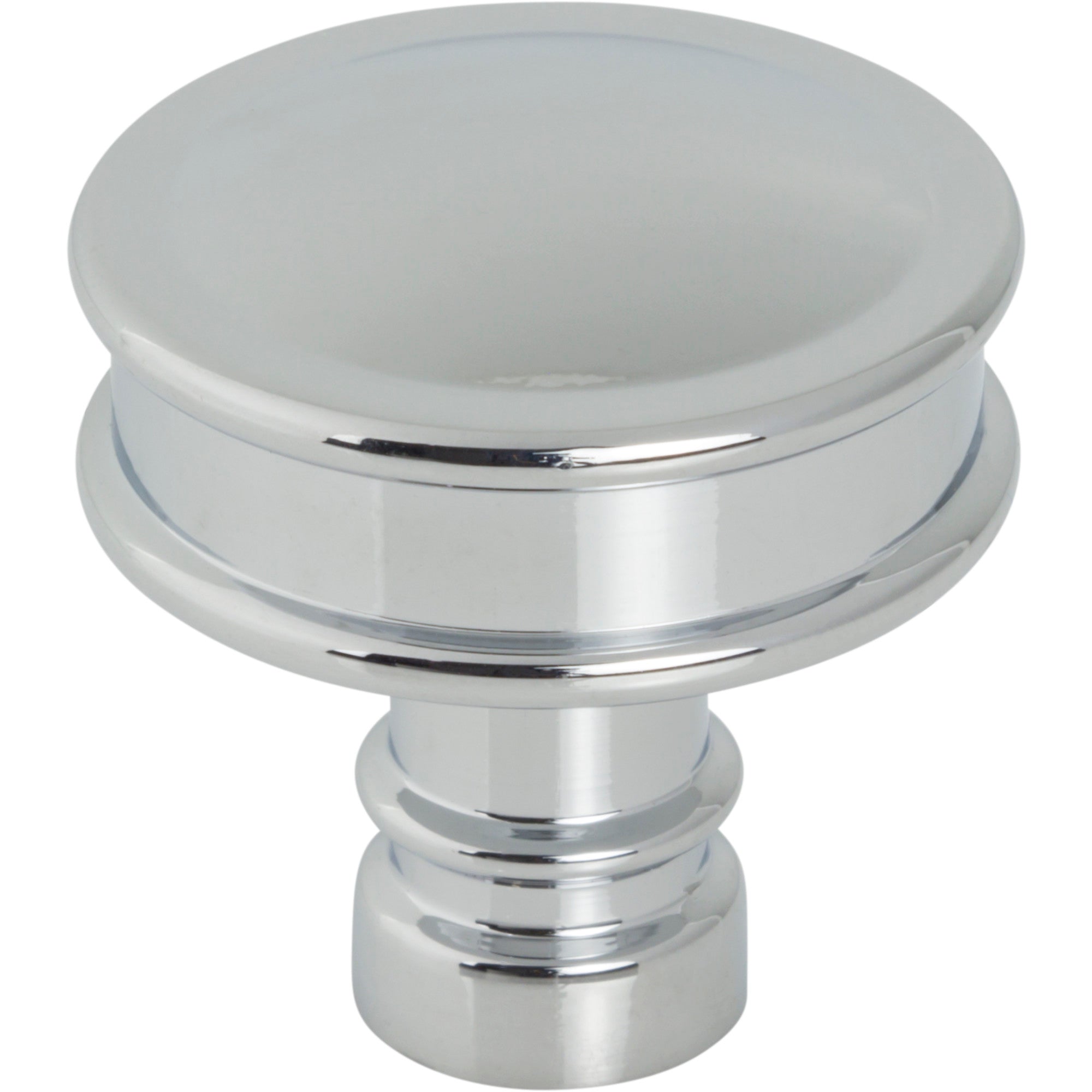 Cranford Round Knob - Polished Chrome