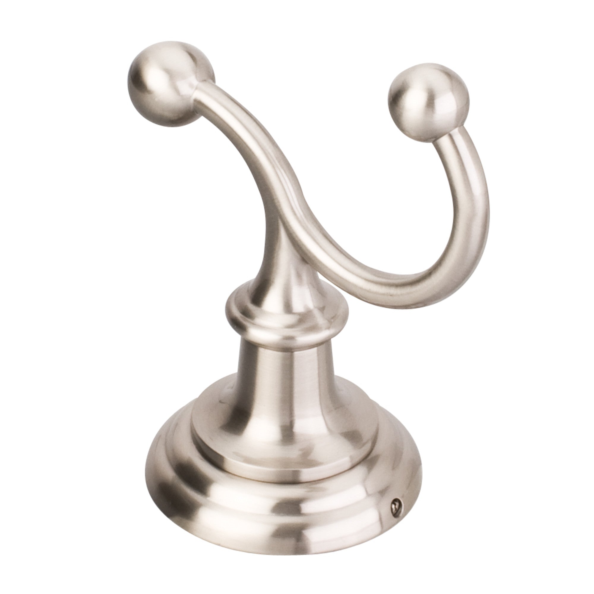 Fairview Satin Nickel Double Robe Hook - Contractor Packed