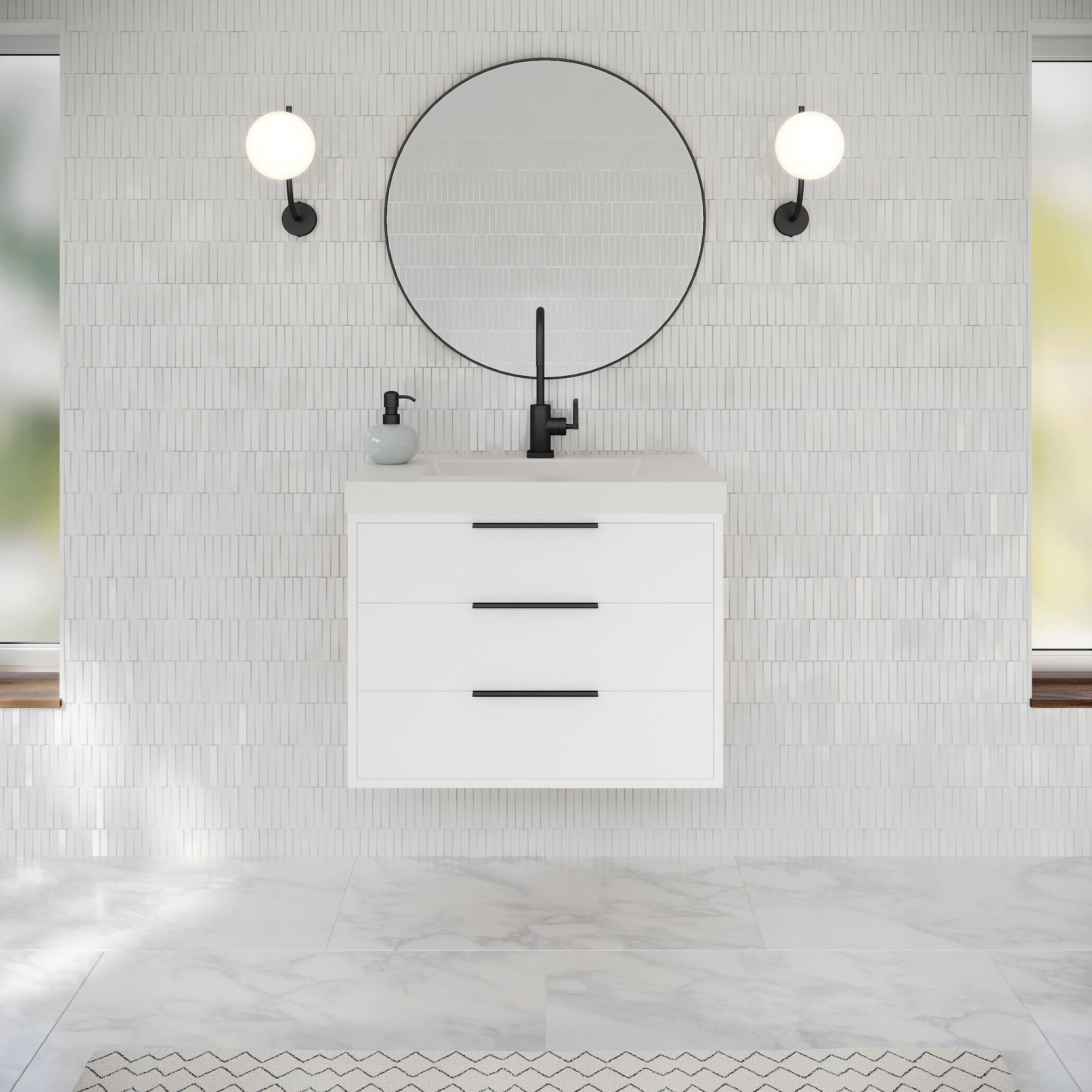 30" Gardner Vanity – White