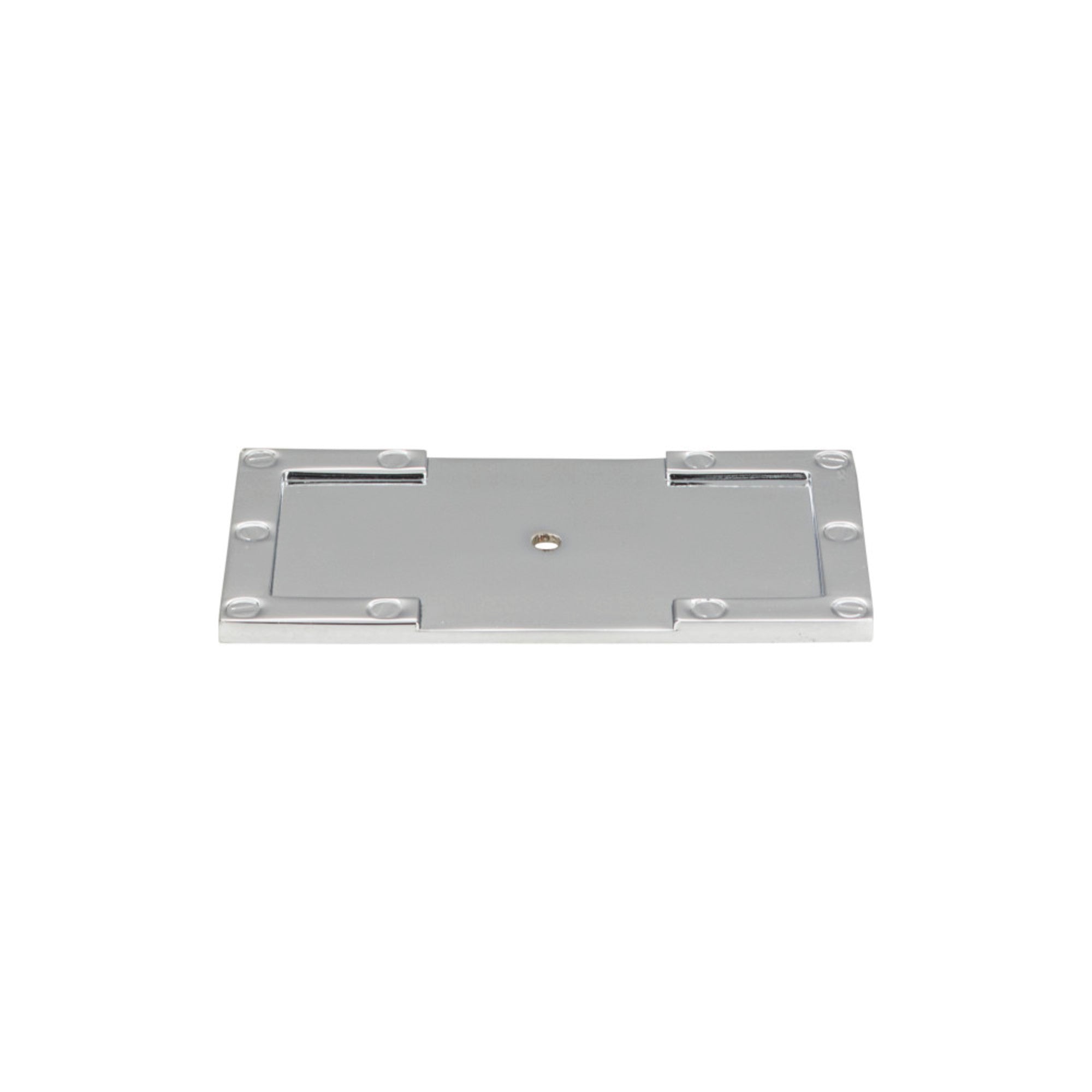 Campaign L-Bracket Knob Backplate - Polished Chrome