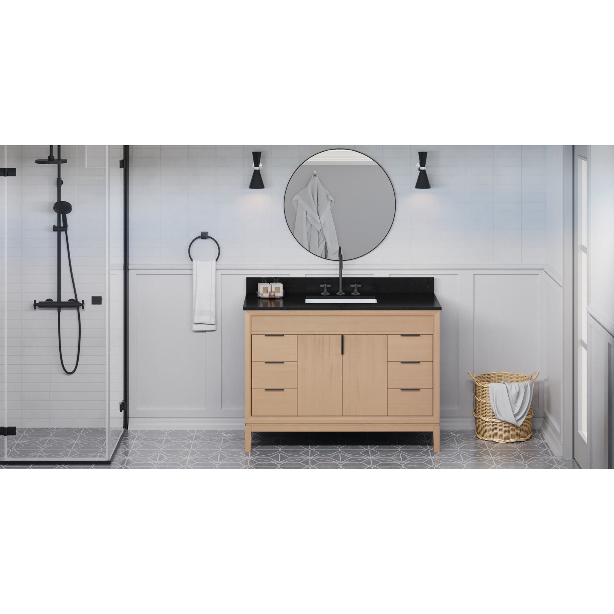 48" Theodora Vanity – Natural Oak