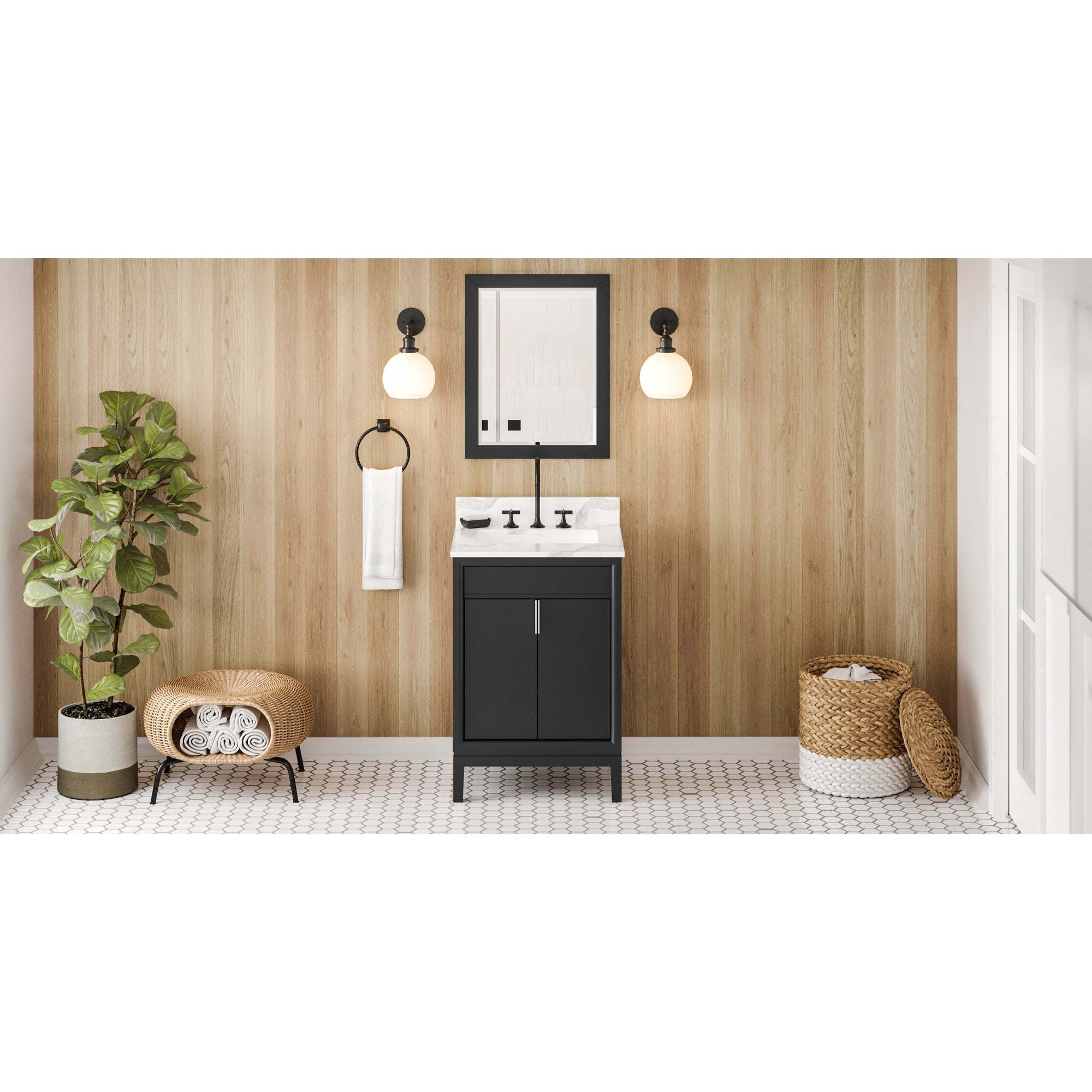 24" Theodora Vanity – Black