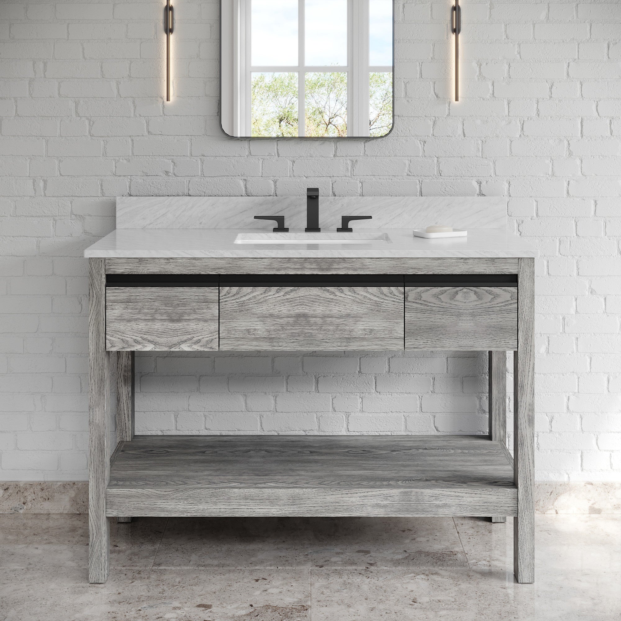 48" Jubilee Vanity – Weathered Grey