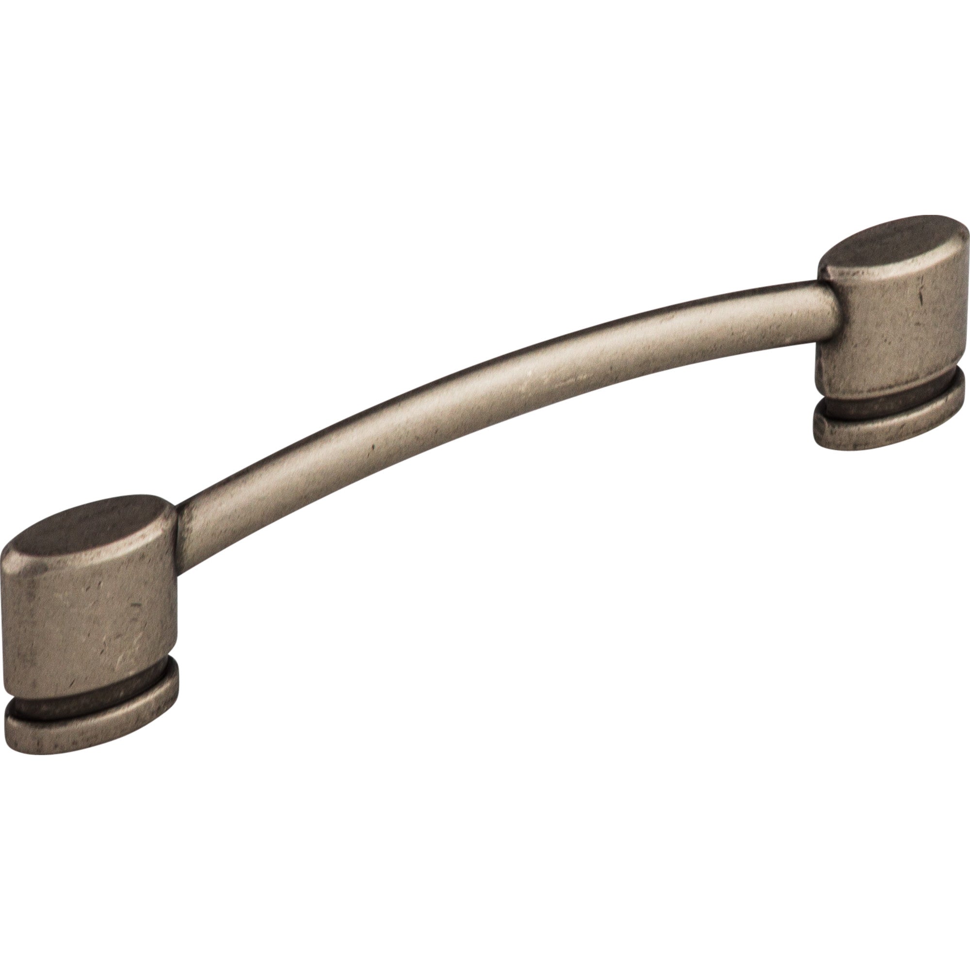 Oval Thin 5" Center to Center Bar Pull - Pewter Antique