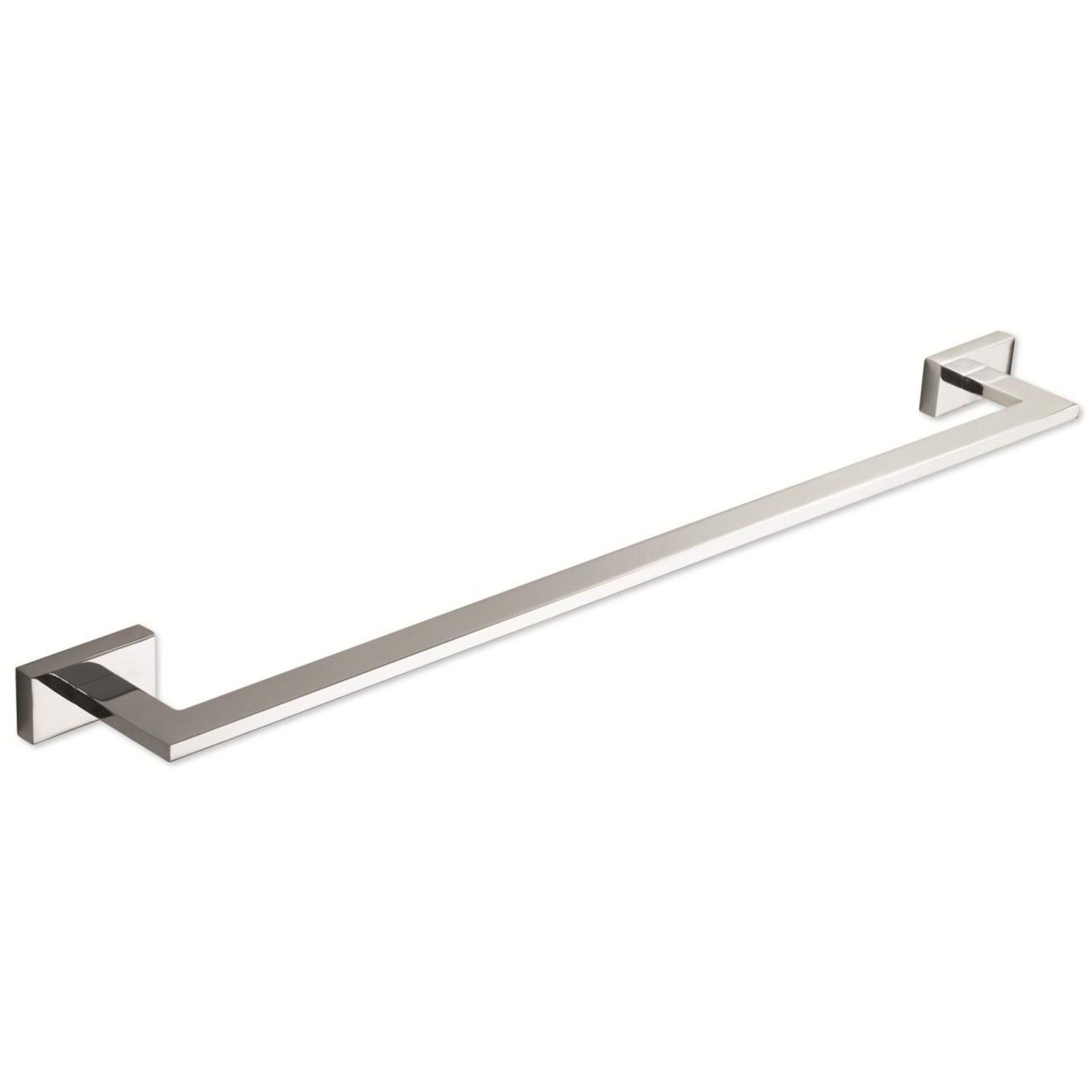 Axel Single 23 3/4" Wall Mounted Towel Bar - Polished Chrome