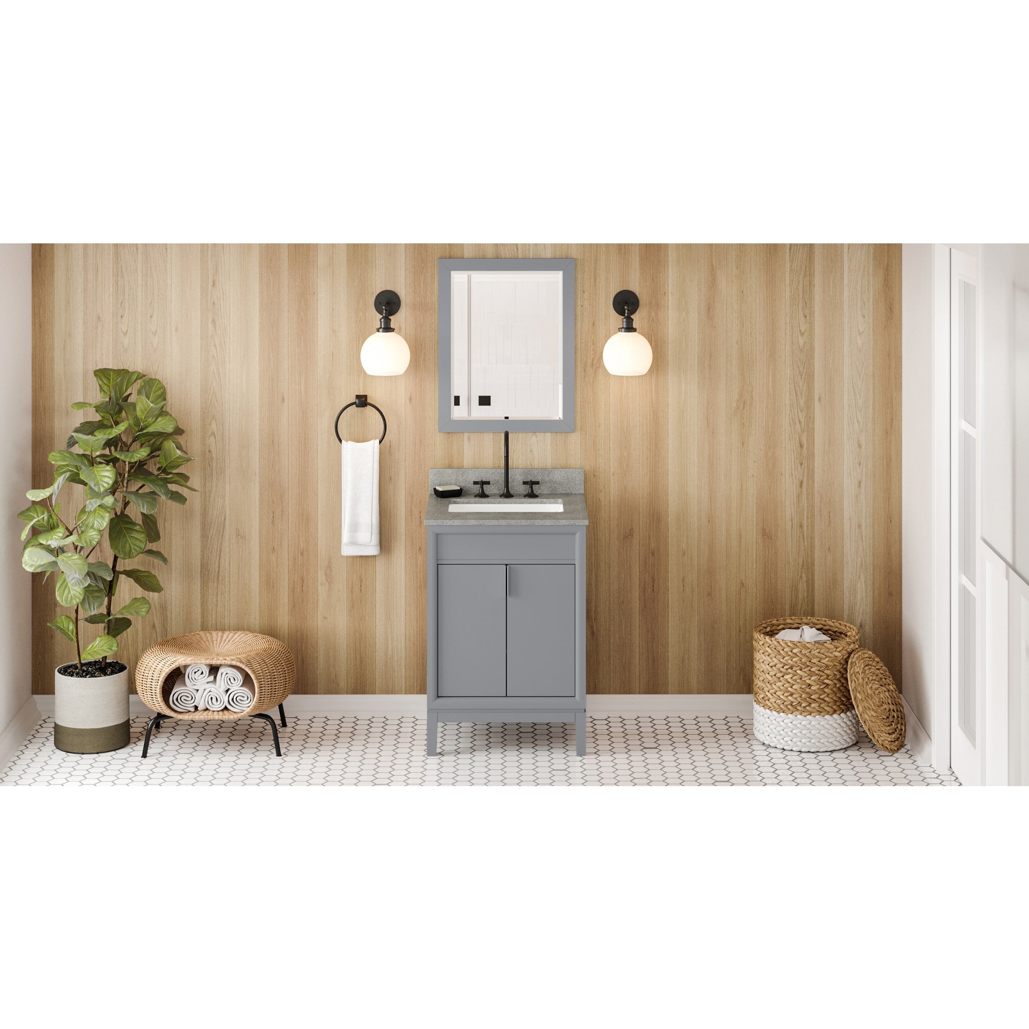 24" Theodora Vanity – Grey