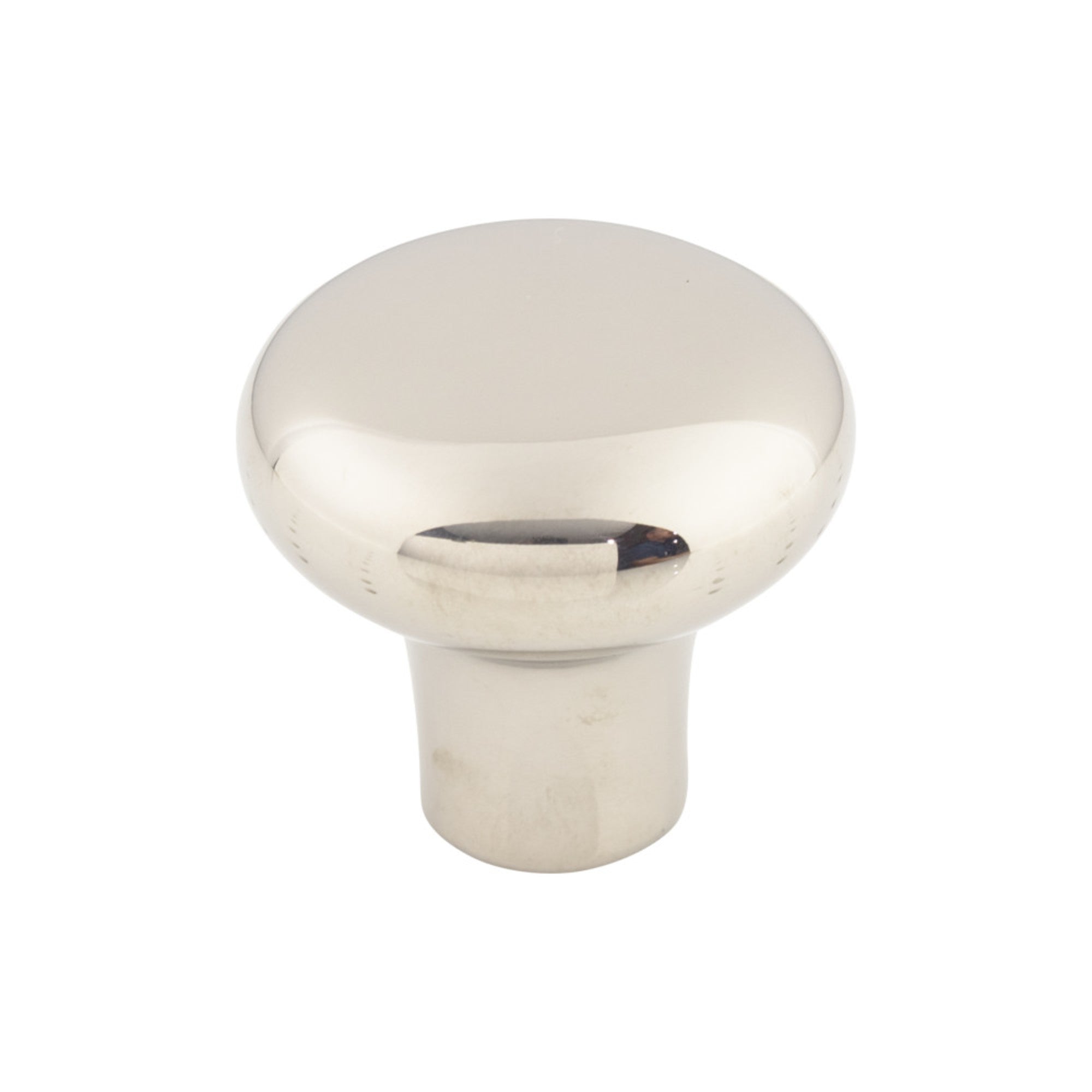 Aspen II Round Round Knob - Polished Nickel