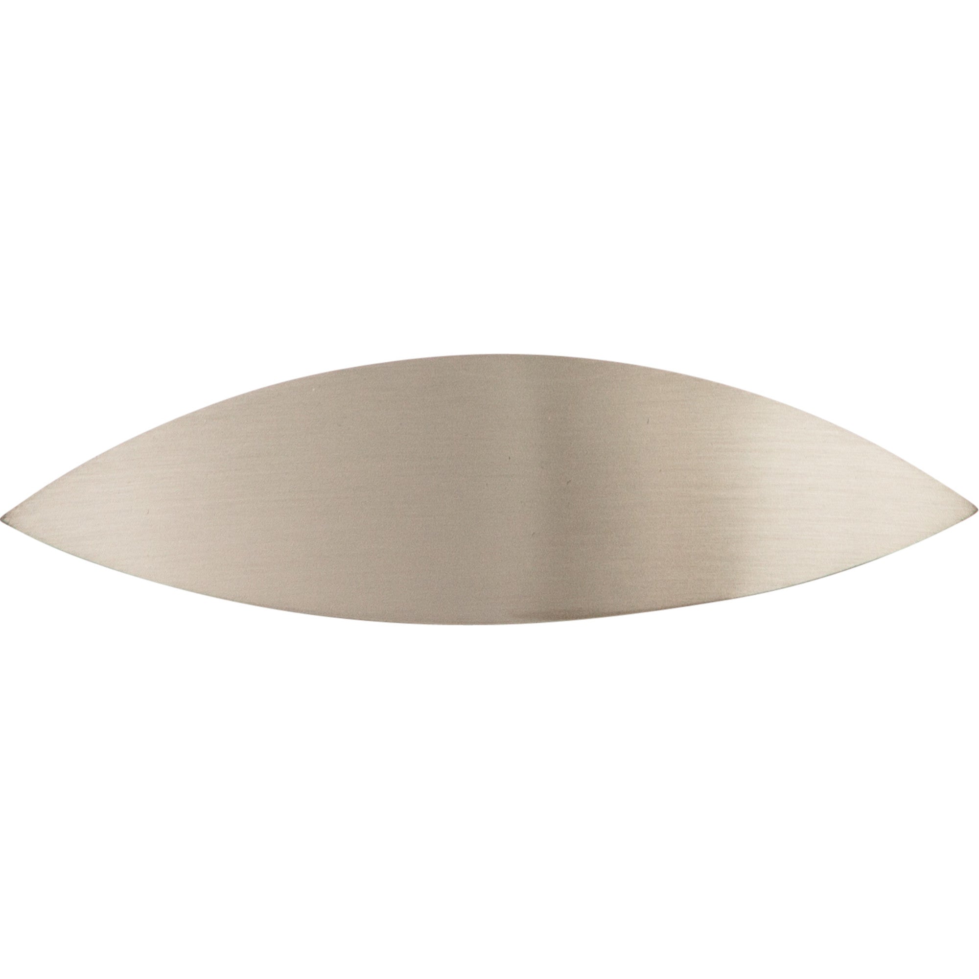 Eyebrow Cup/Bin Pull - Brushed Satin Nickel