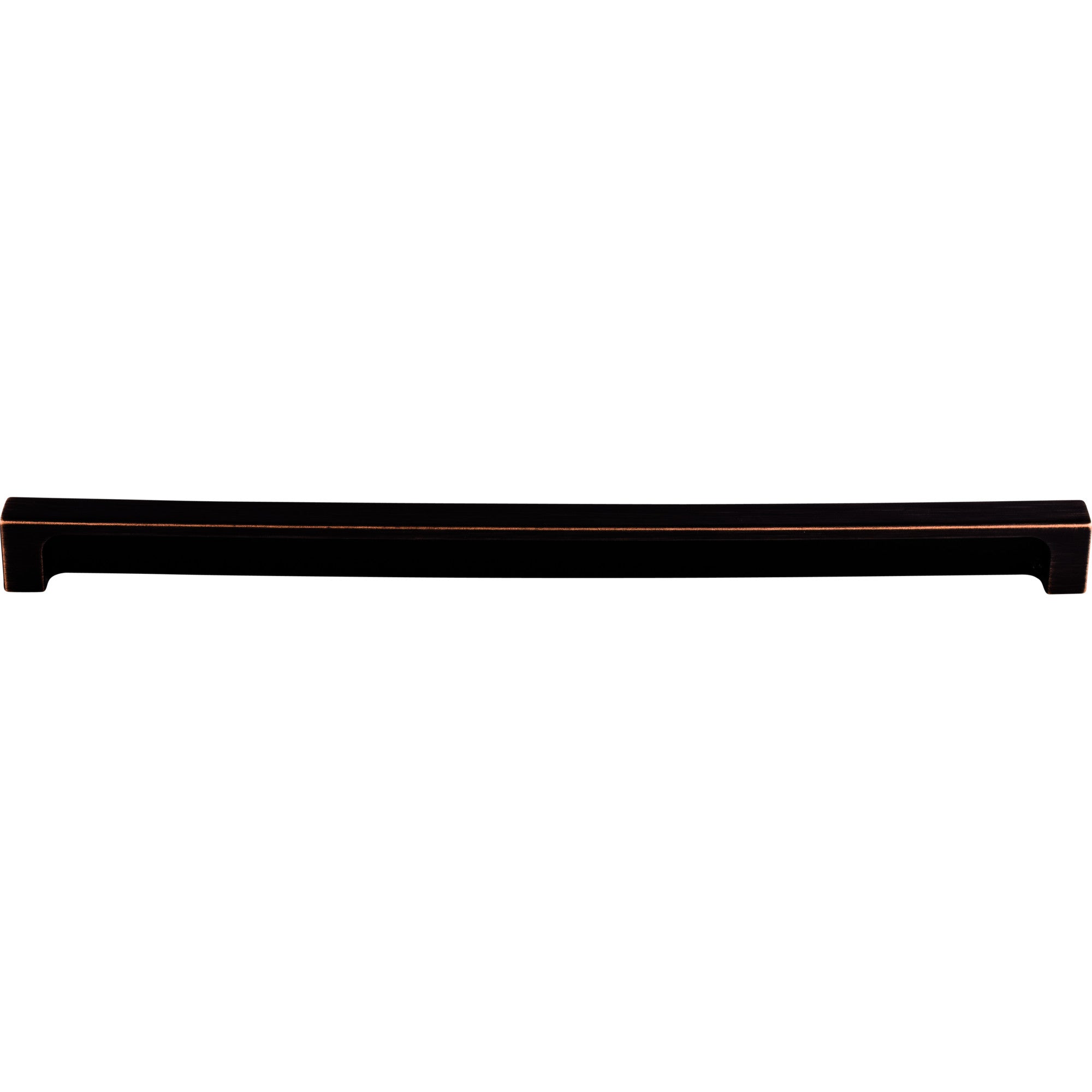 Modern Metro 12" Center to Center Finger Pull - Tuscan Bronze