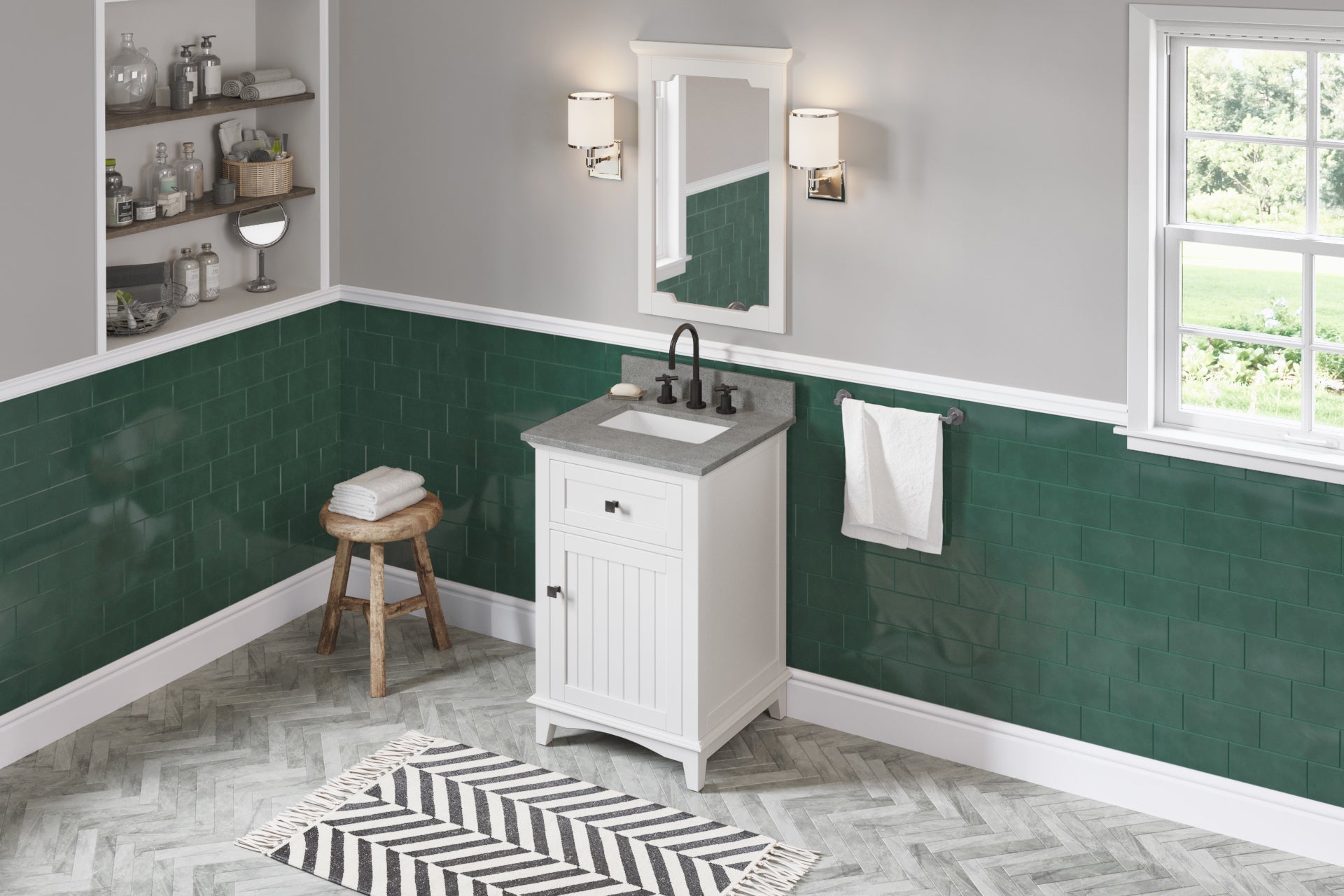 24" Savino Vanity – White