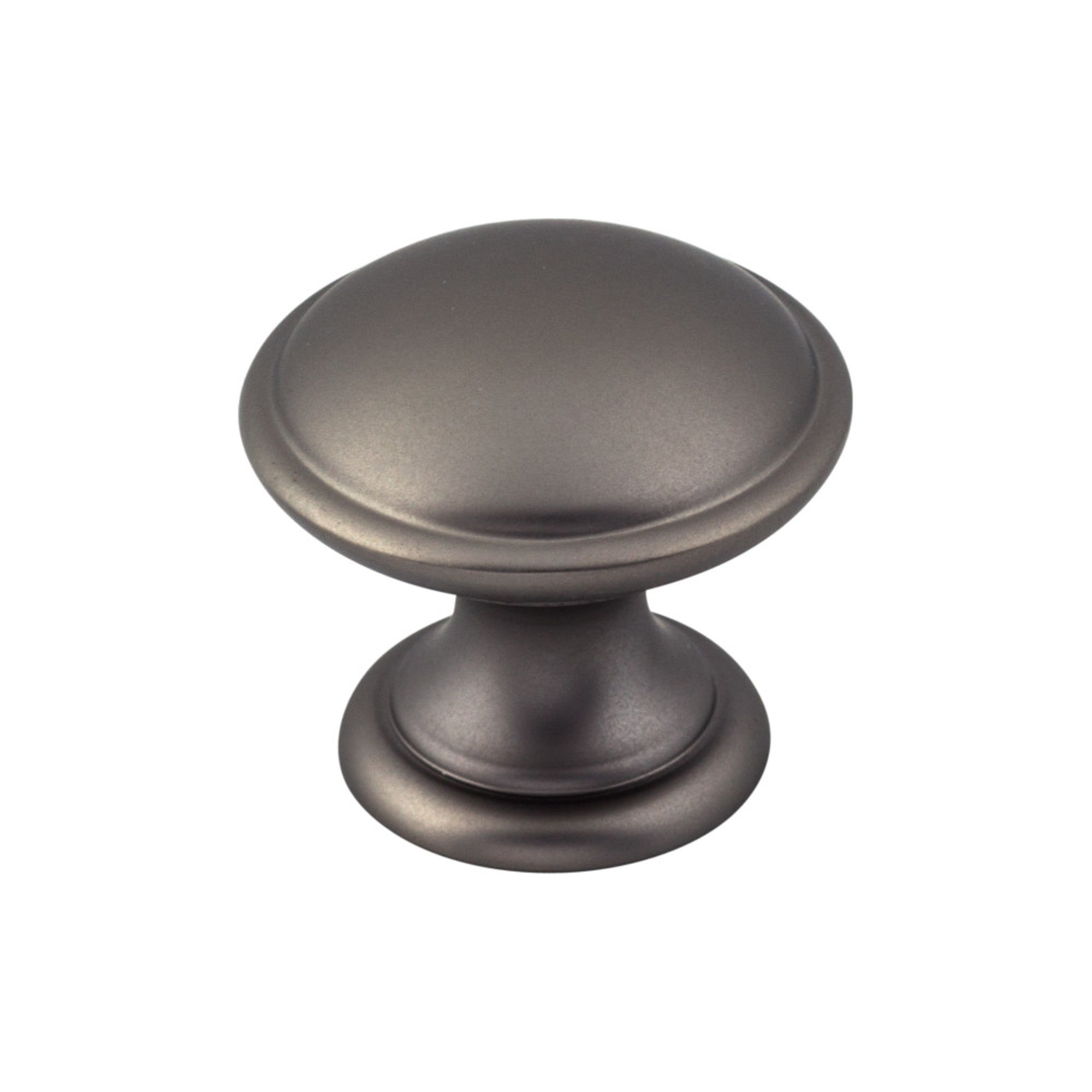 Rounded Round Knob - Ash Gray
