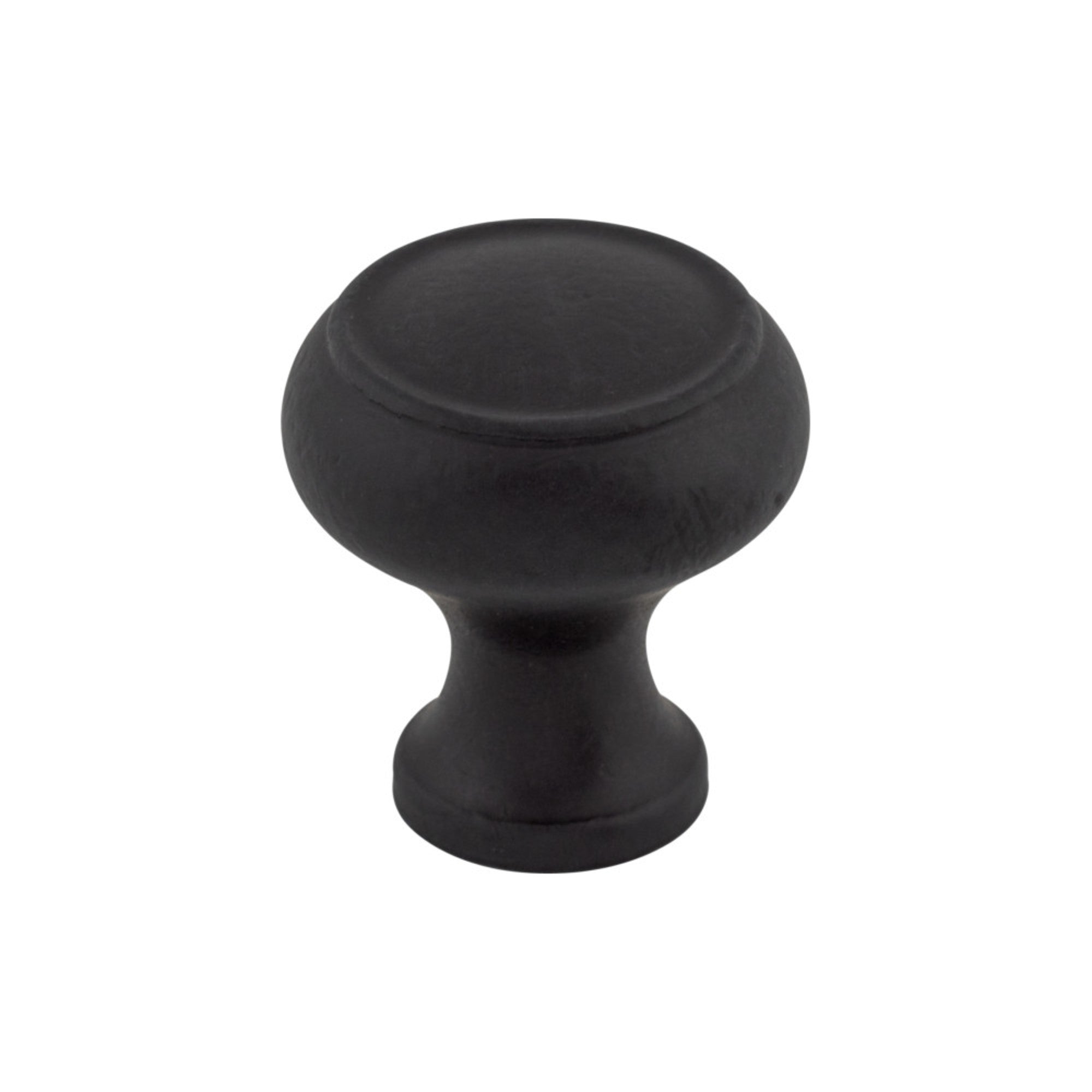 Normandy 1 1/8" Diameter Round Knob - Patina Black