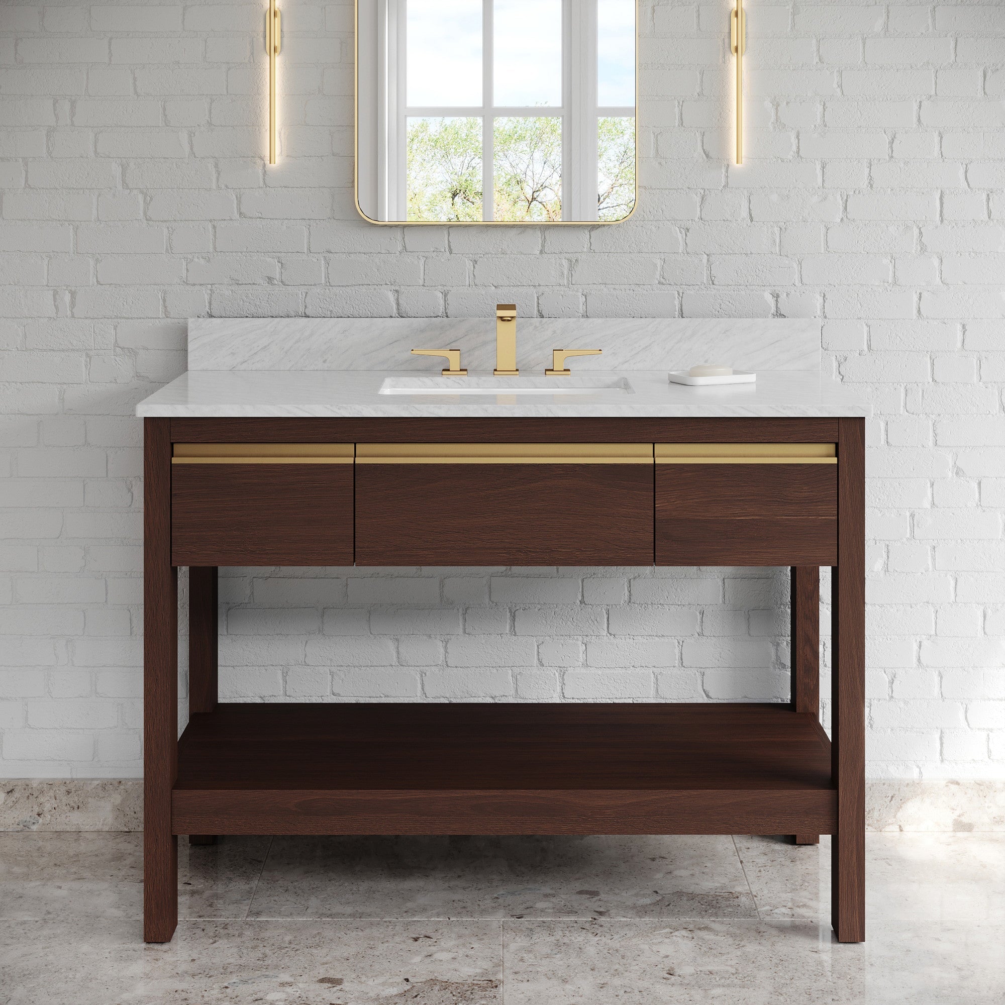 48" Jubilee Vanity – Dark Walnut