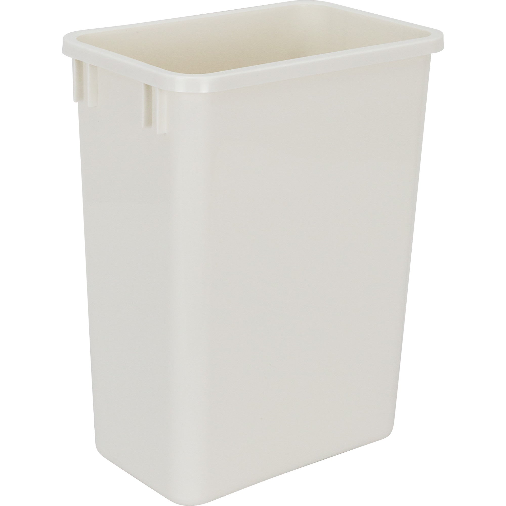 Double White 35 Quart Top-Mount Trashcan Pullout for 18" Opening