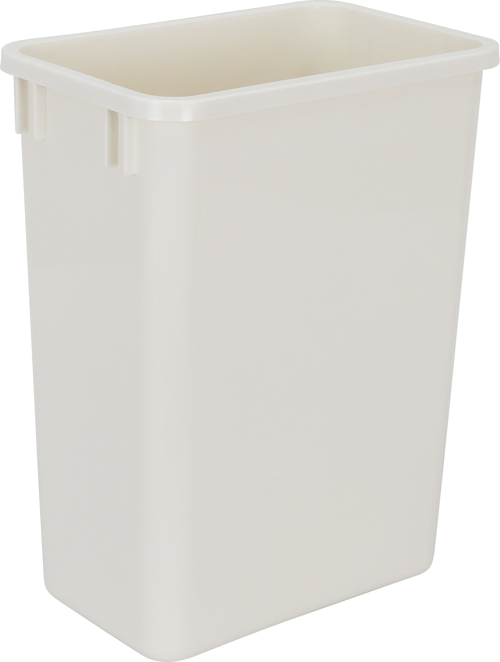 Double White 35 Quart Top-Mount Trashcan Pullout for 15" Opening