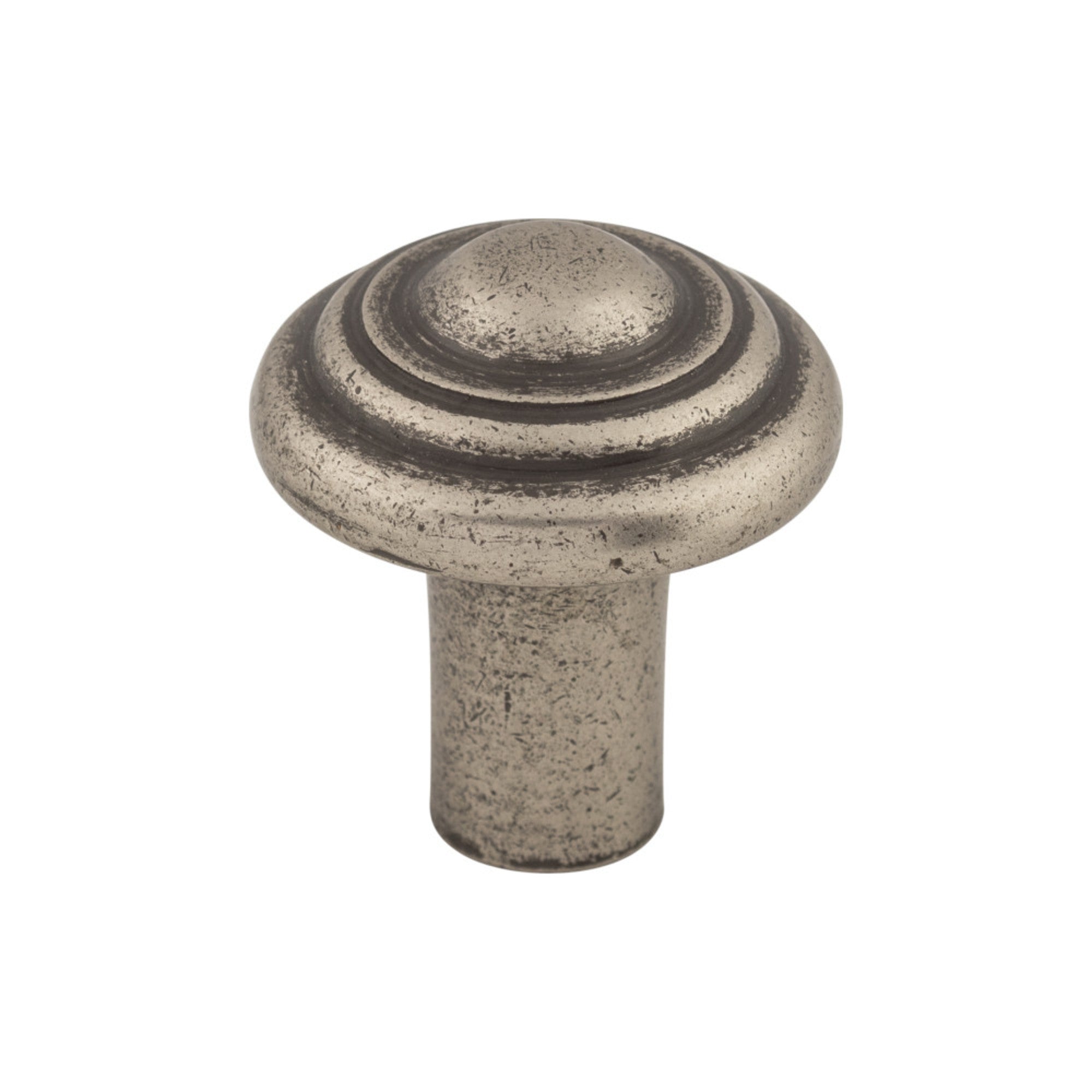 Aspen Button Round Knob - Silicon Bronze Light