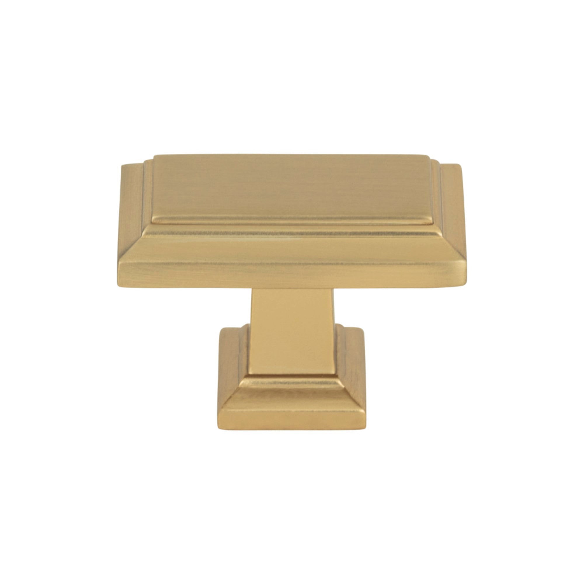 Sutton Place Rectangle Knob - Champagne