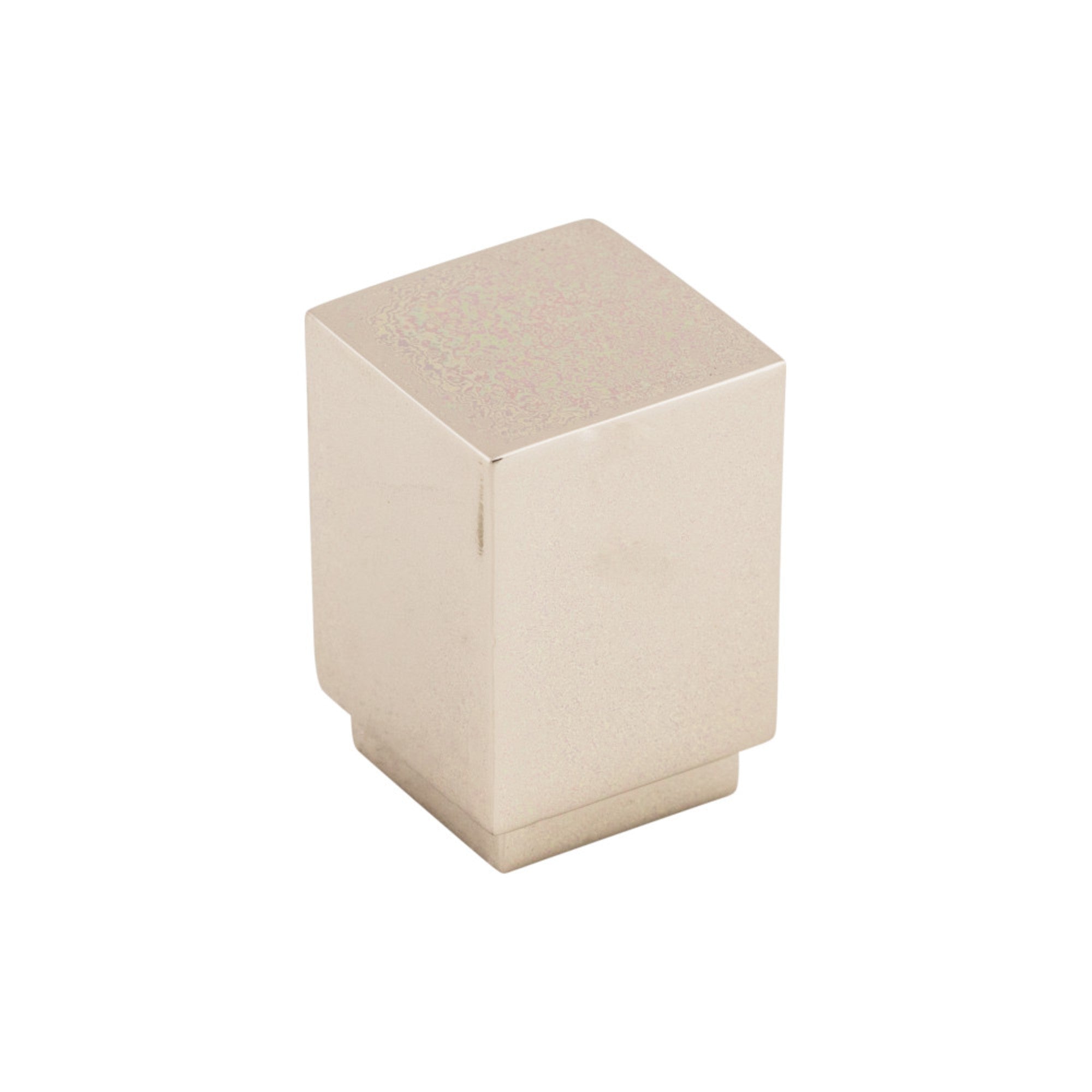 Linear 3/4" Length Square Knob - Polished Nickel