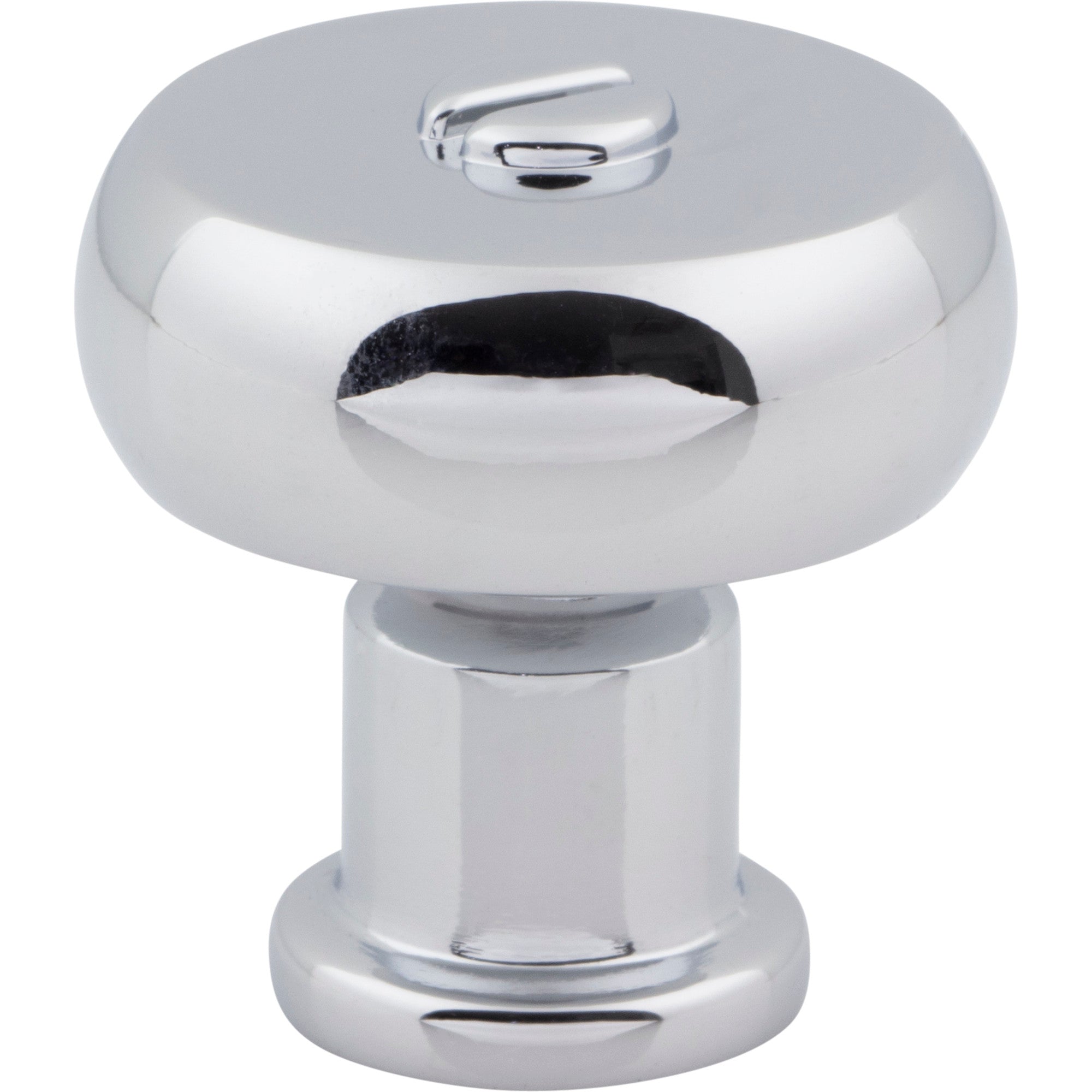 Everitt Round Knob - Polished Chrome